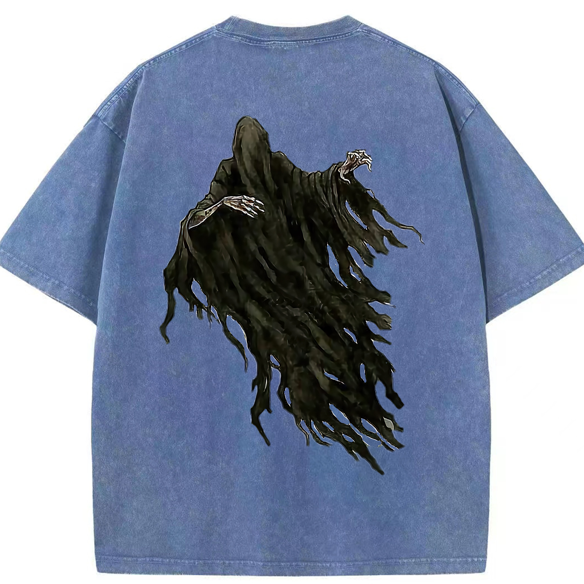 （画像用） Harry Potter ハリー・ポッターシリーズ 綿100% ヴィンテージ風 半袖Tシャツ（背面プリント）