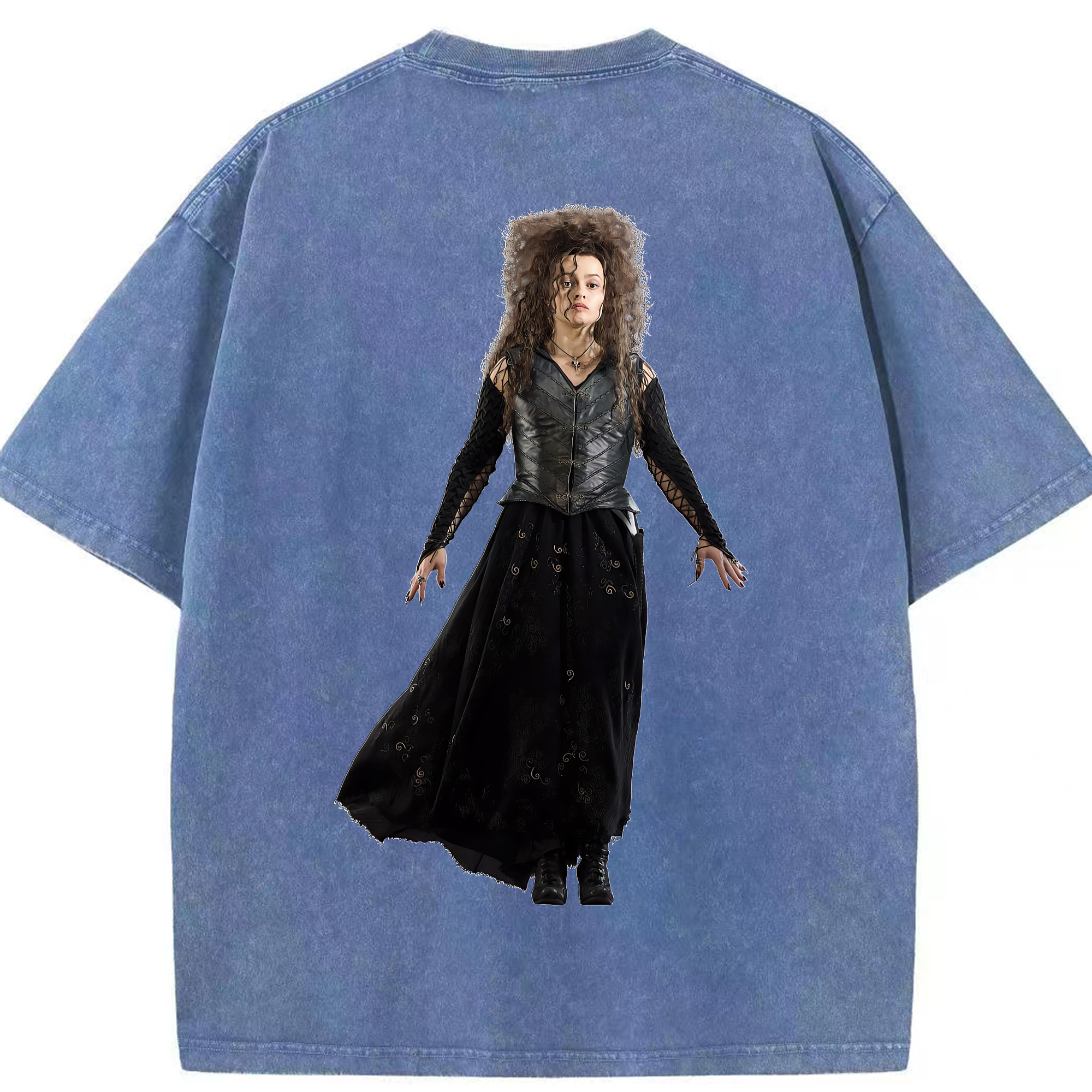 （画像用） Harry Potter ハリー・ポッターシリーズ 綿100% ヴィンテージ風 半袖Tシャツ（背面プリント）