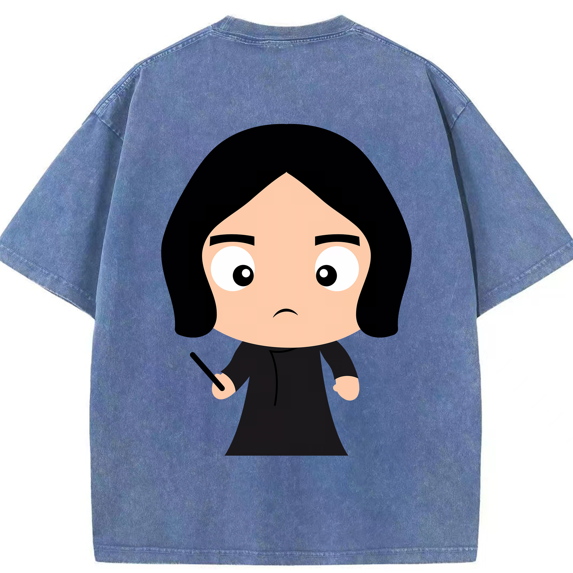 （画像用） Harry Potter ハリー・ポッターシリーズ 綿100% ヴィンテージ風 半袖Tシャツ（背面プリント）