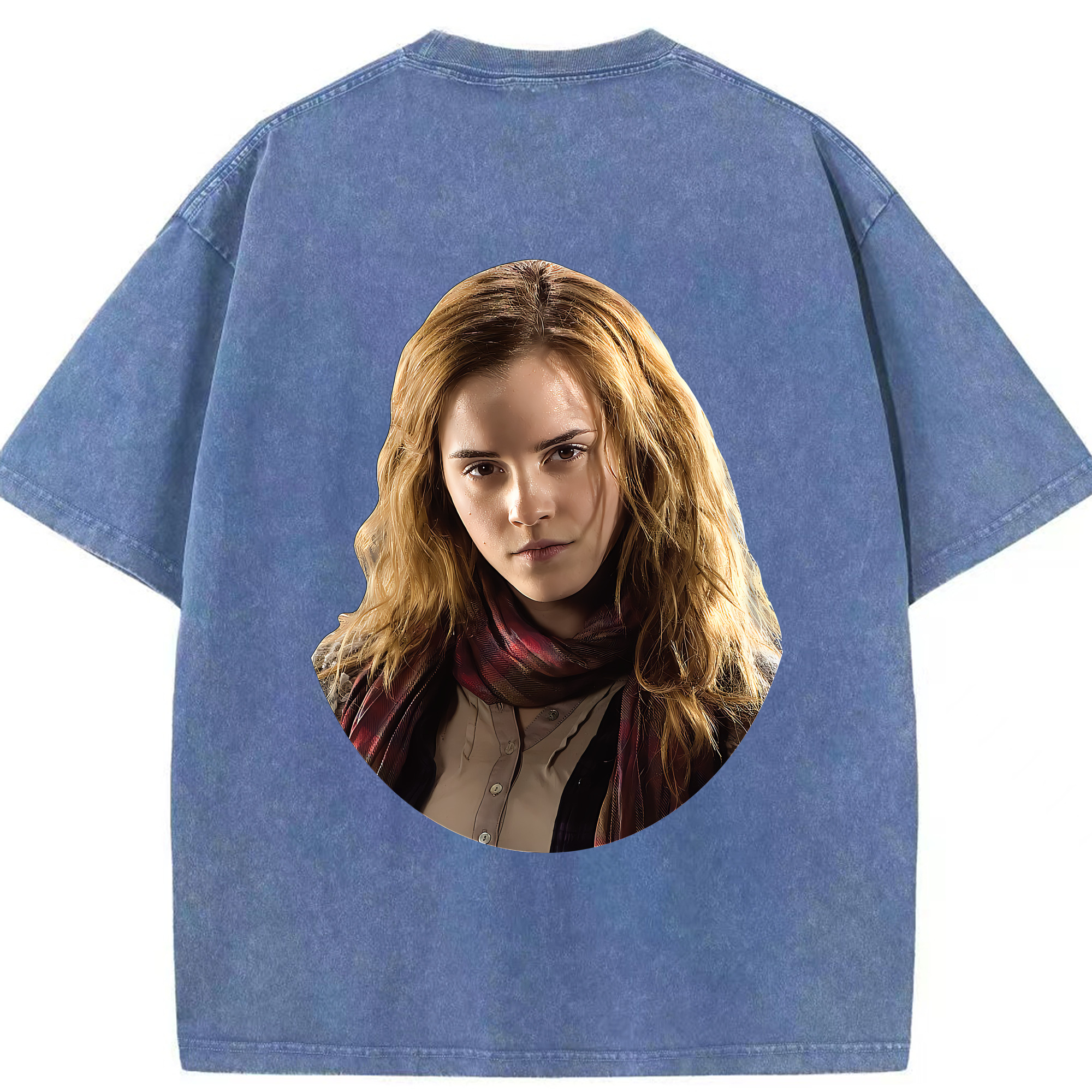 （画像用） Harry Potter ハリー・ポッターシリーズ 綿100% ヴィンテージ風 半袖Tシャツ（背面プリント）