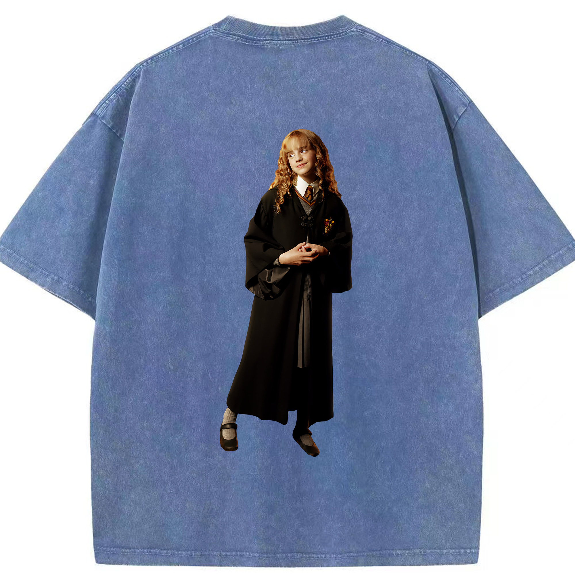 （画像用） Harry Potter ハリー・ポッターシリーズ 綿100% ヴィンテージ風 半袖Tシャツ（背面プリント）