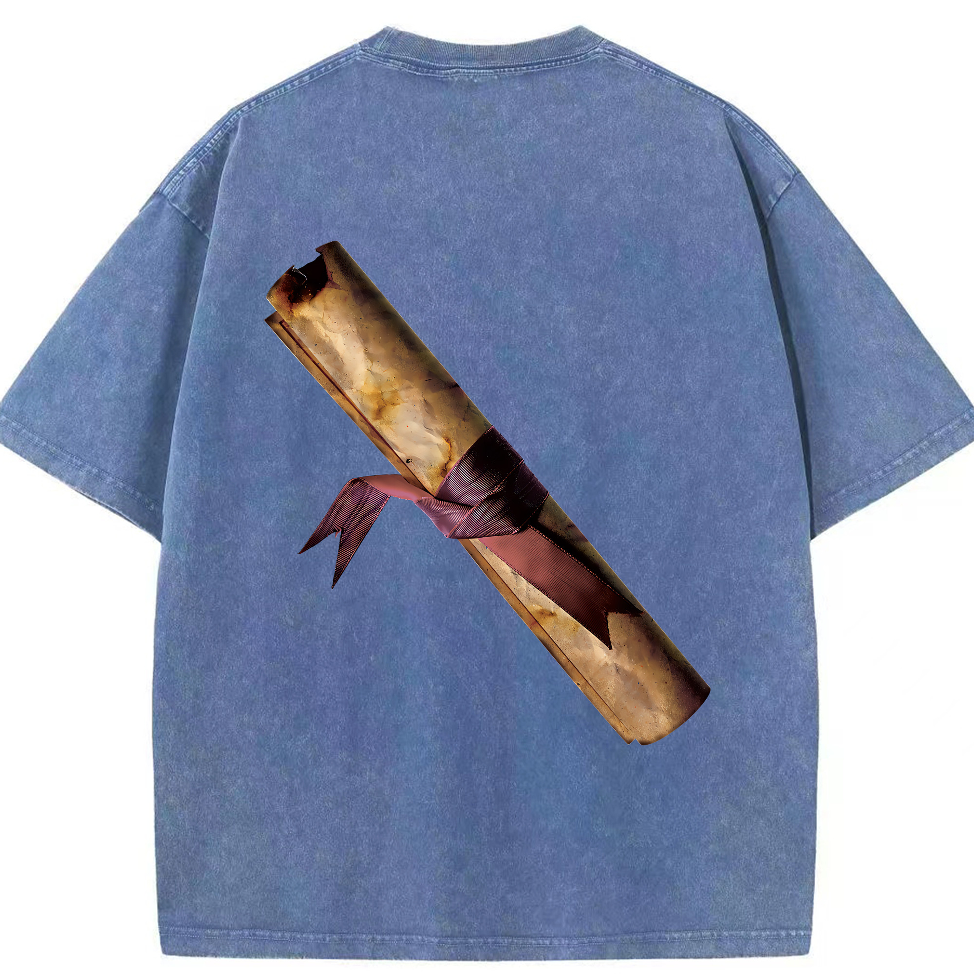 （画像用） Harry Potter ハリー・ポッターシリーズ 綿100% ヴィンテージ風 半袖Tシャツ（背面プリント）
