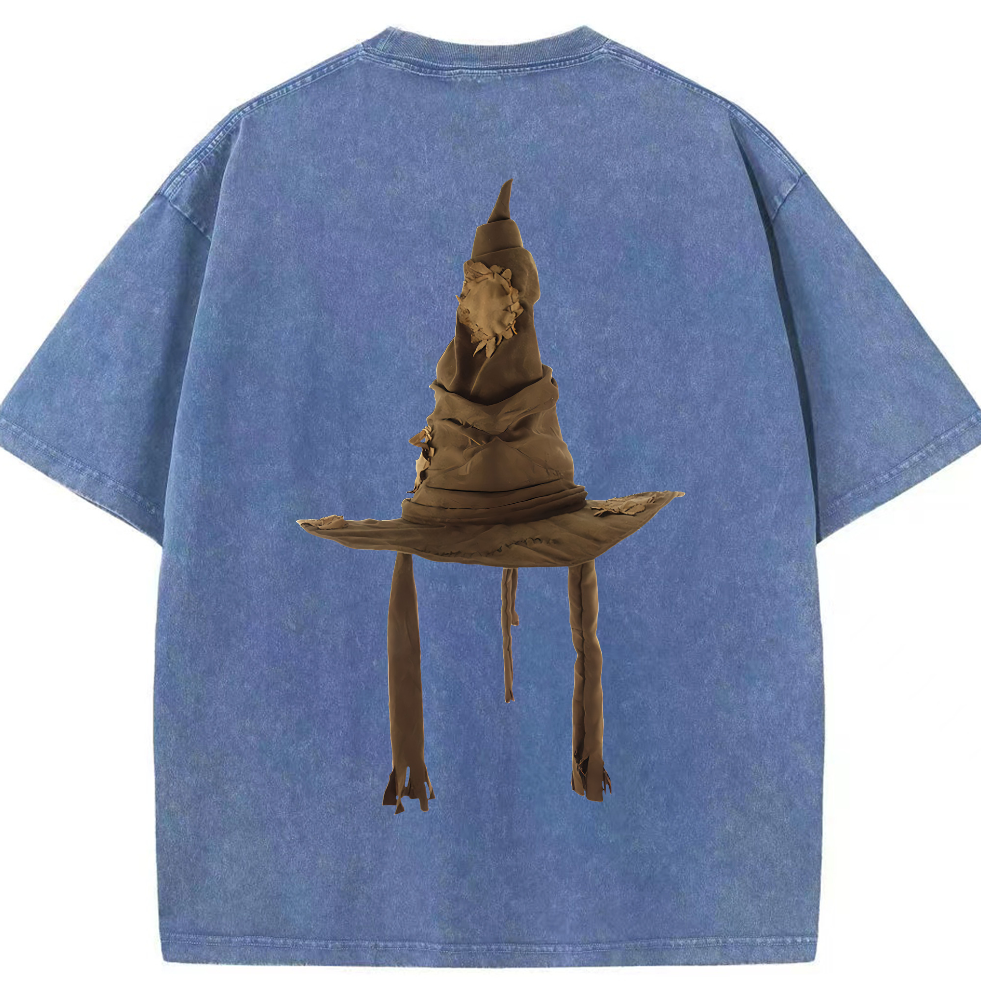 （画像用） Harry Potter ハリー・ポッターシリーズ 綿100% ヴィンテージ風 半袖Tシャツ（背面プリント）