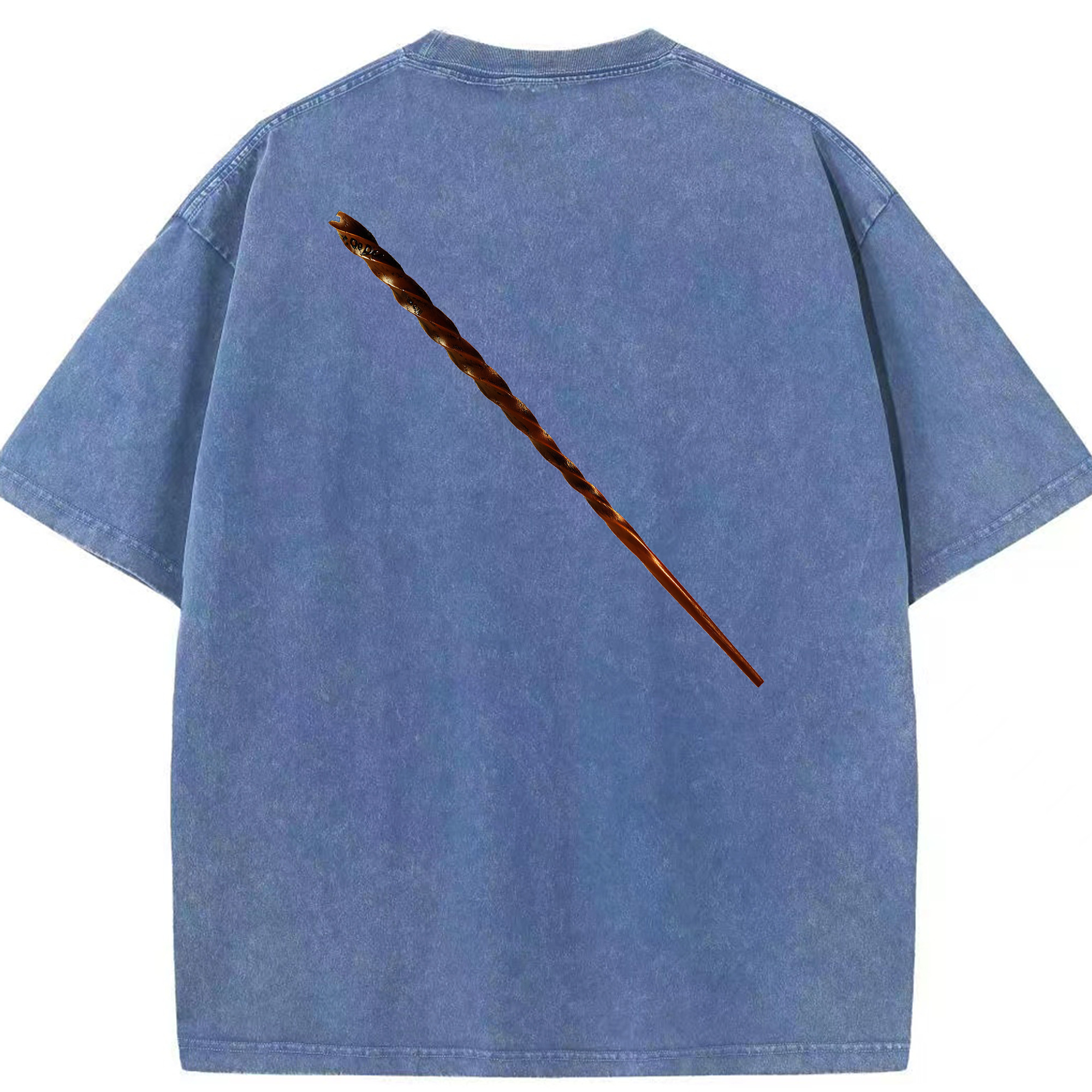 （画像用） Harry Potter ハリー・ポッターシリーズ 綿100% ヴィンテージ風 半袖Tシャツ（背面プリント）