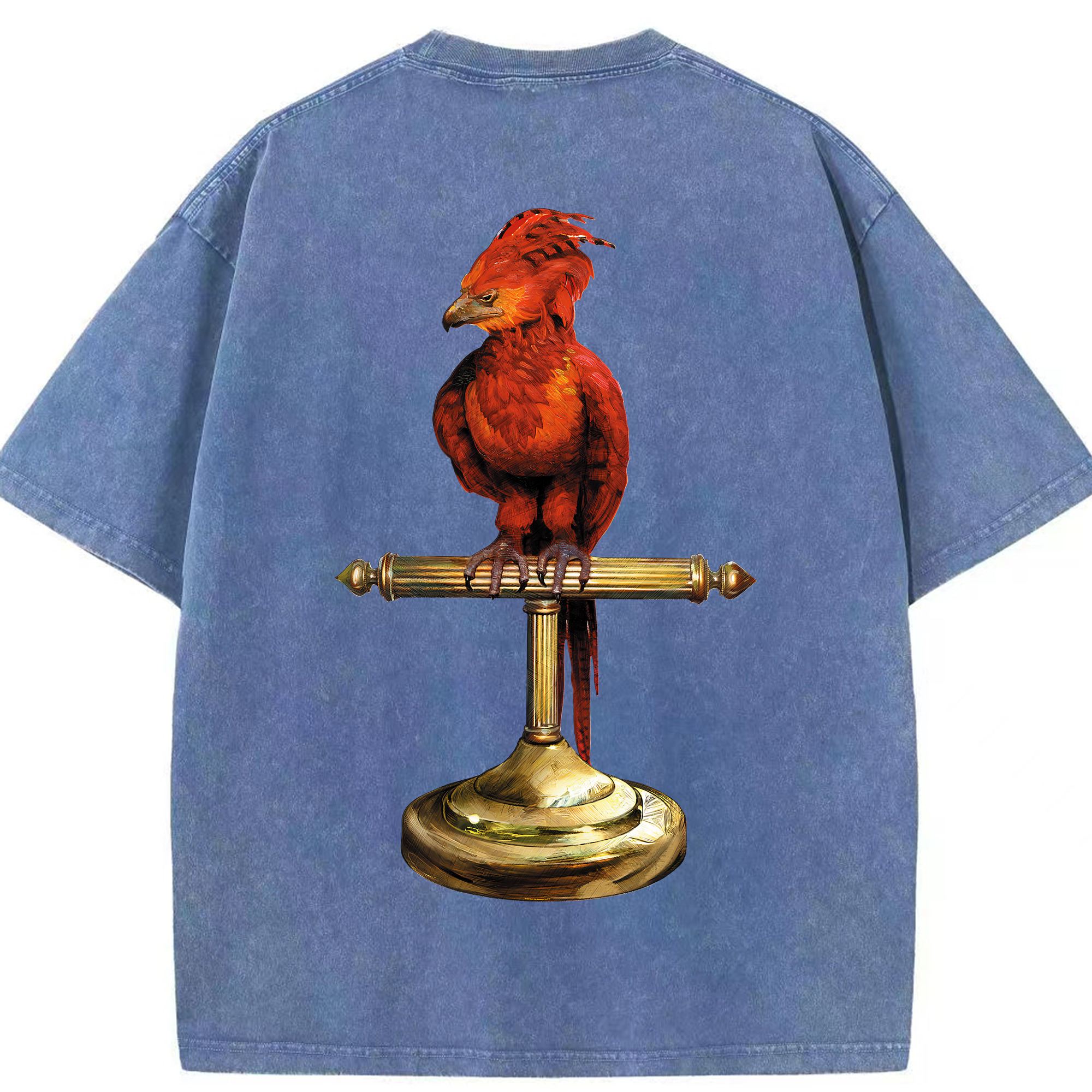 （画像用） Harry Potter ハリー・ポッターシリーズ 綿100% ヴィンテージ風 半袖Tシャツ（背面プリント）