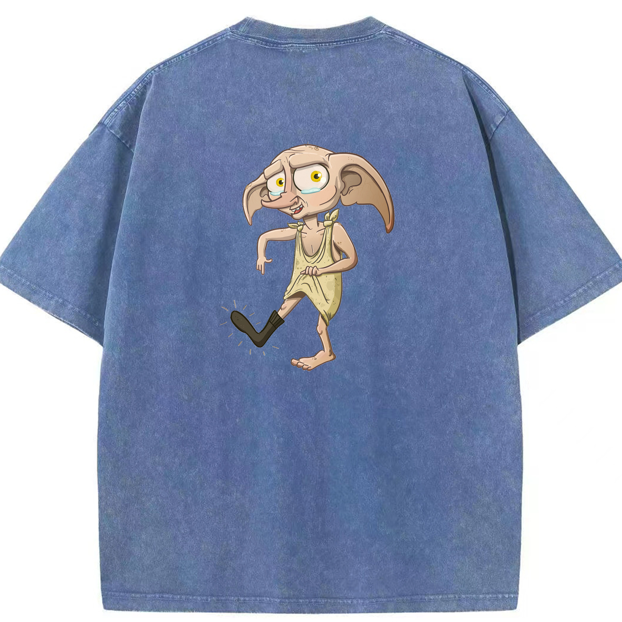 （画像用） Harry Potter ハリー・ポッターシリーズ 綿100% ヴィンテージ風 半袖Tシャツ（背面プリント）