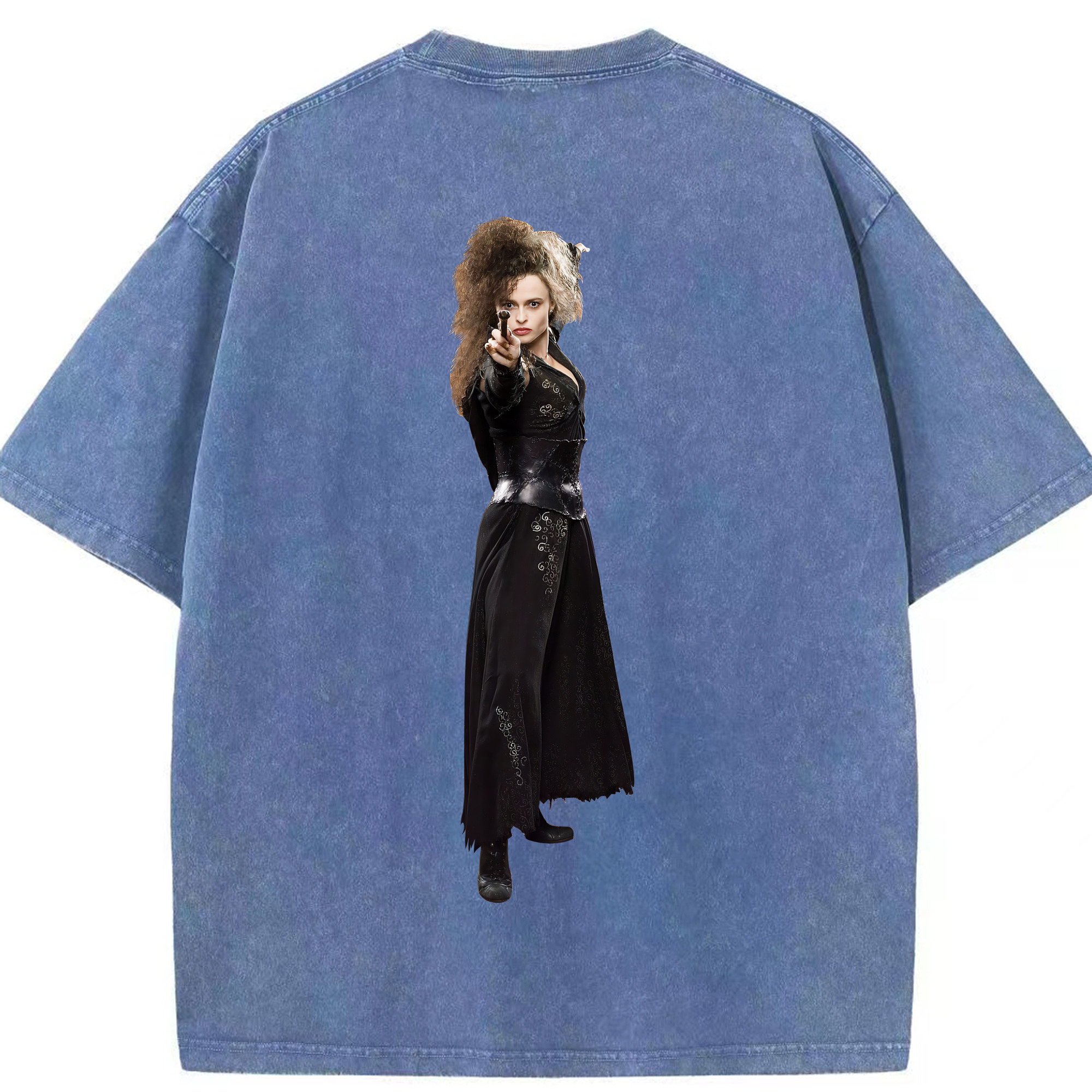 （画像用） Harry Potter ハリー・ポッターシリーズ 綿100% ヴィンテージ風 半袖Tシャツ（背面プリント）