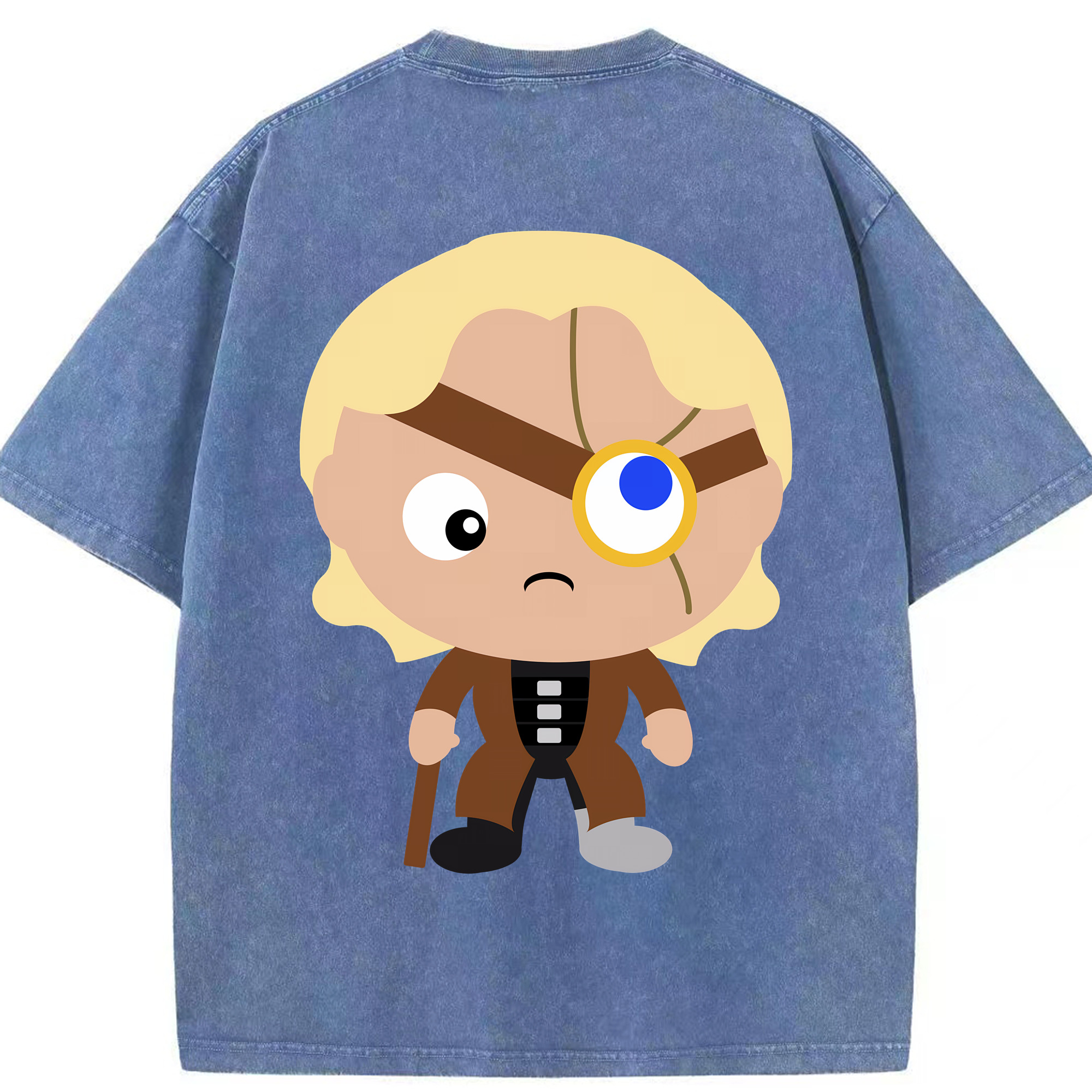 （画像用） Harry Potter ハリー・ポッターシリーズ 綿100% ヴィンテージ風 半袖Tシャツ（背面プリント）