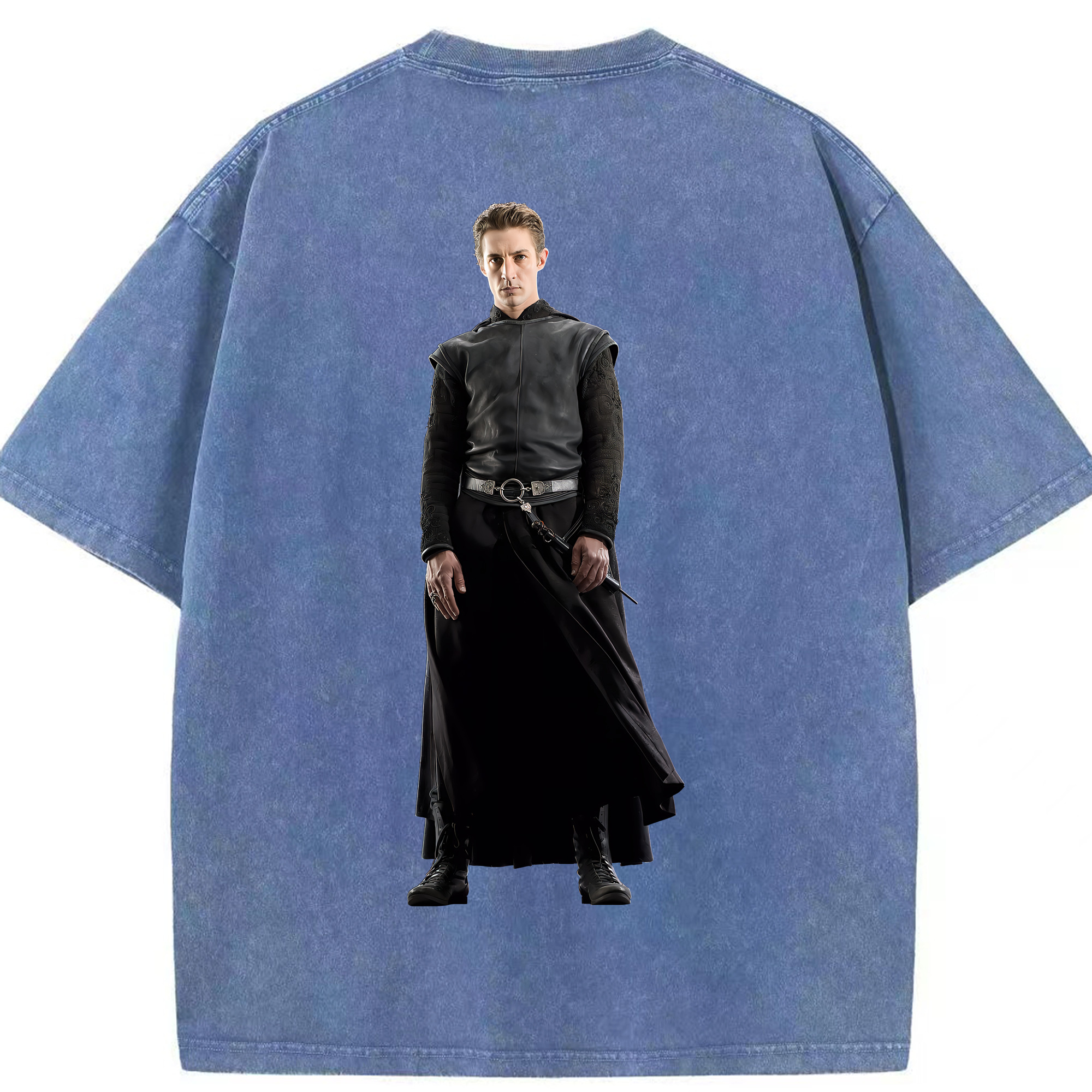 （画像用） Harry Potter ハリー・ポッターシリーズ 綿100% ヴィンテージ風 半袖Tシャツ（背面プリント）
