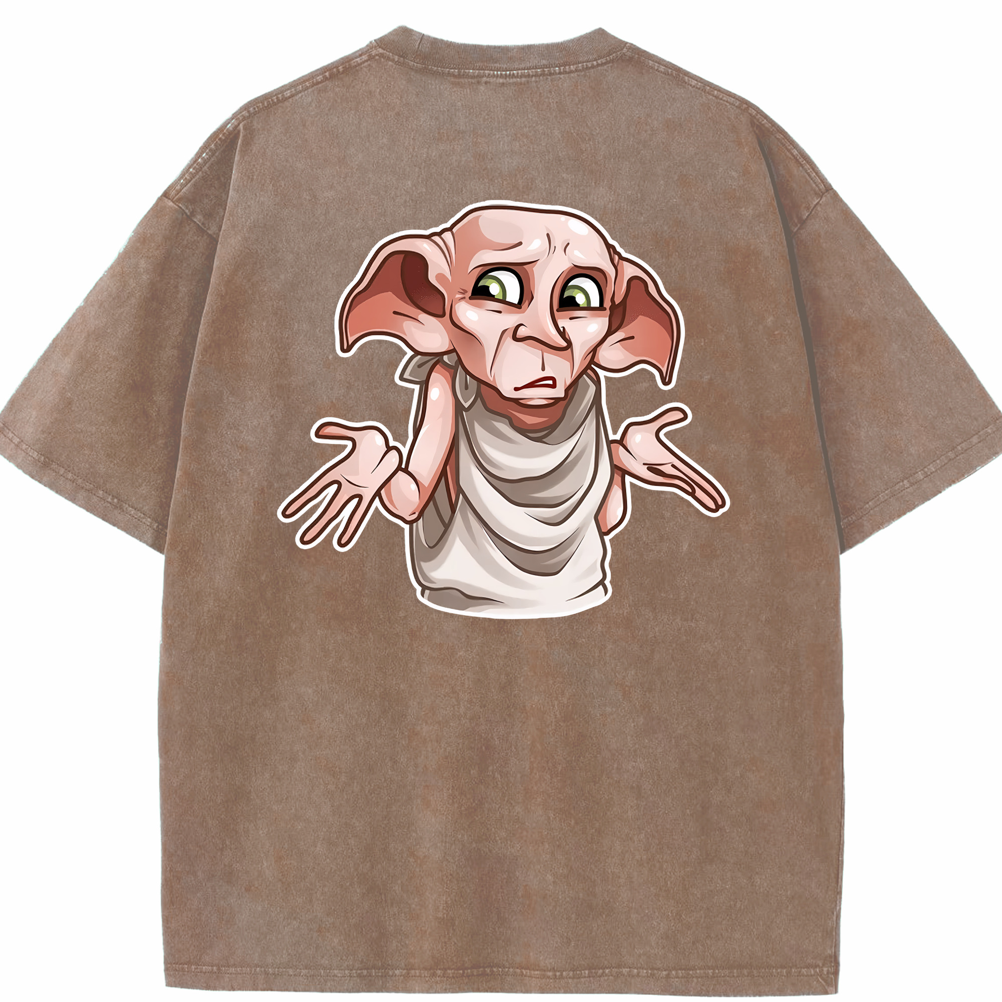 （画像用） Harry Potter ハリー・ポッターシリーズ 綿100% ヴィンテージ風 半袖Tシャツ（背面プリント）
