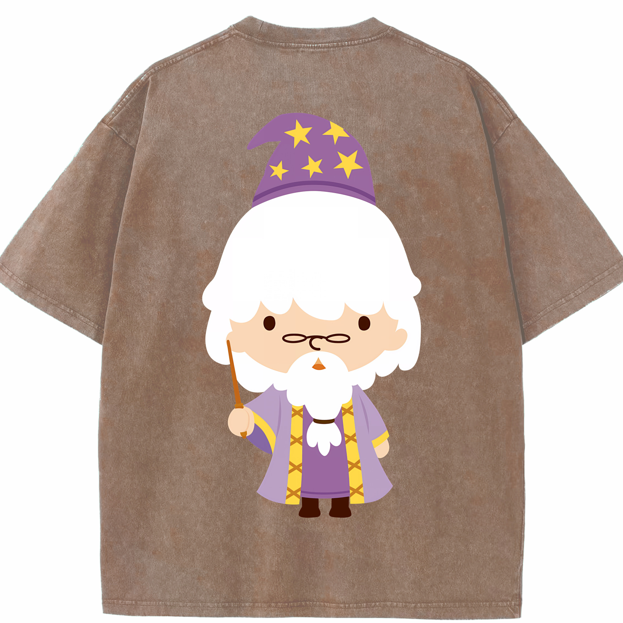 （画像用） Harry Potter ハリー・ポッターシリーズ 綿100% ヴィンテージ風 半袖Tシャツ（背面プリント）