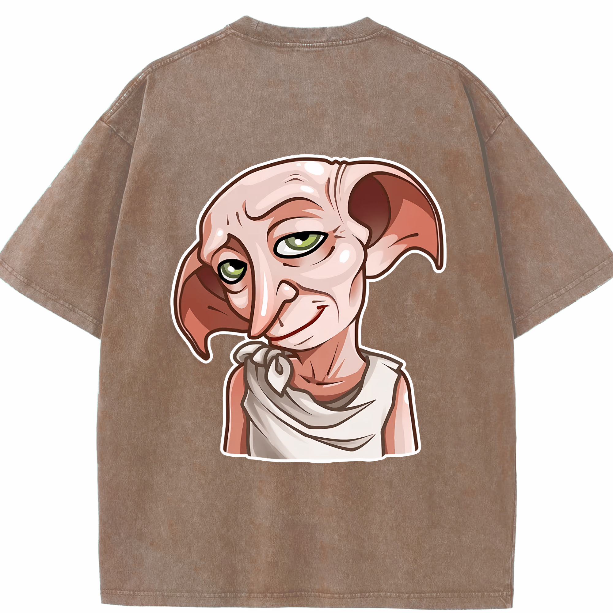 （画像用） Harry Potter ハリー・ポッターシリーズ 綿100% ヴィンテージ風 半袖Tシャツ（背面プリント）