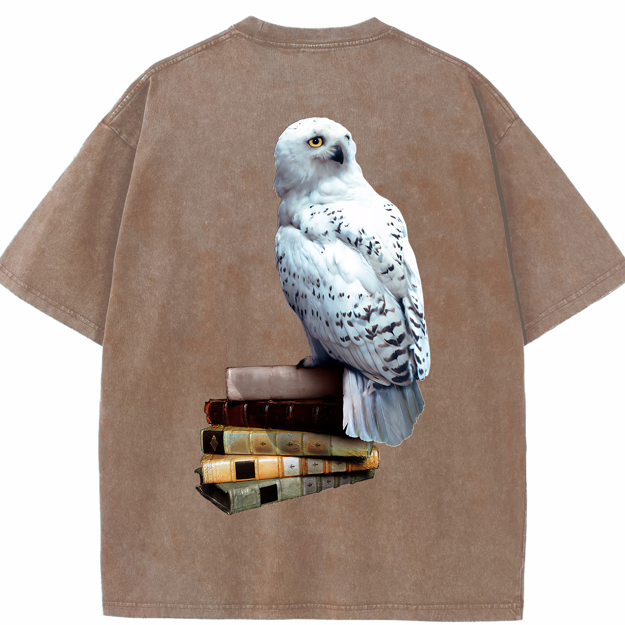 （画像用） Harry Potter ハリー・ポッターシリーズ 綿100% ヴィンテージ風 半袖Tシャツ（背面プリント）