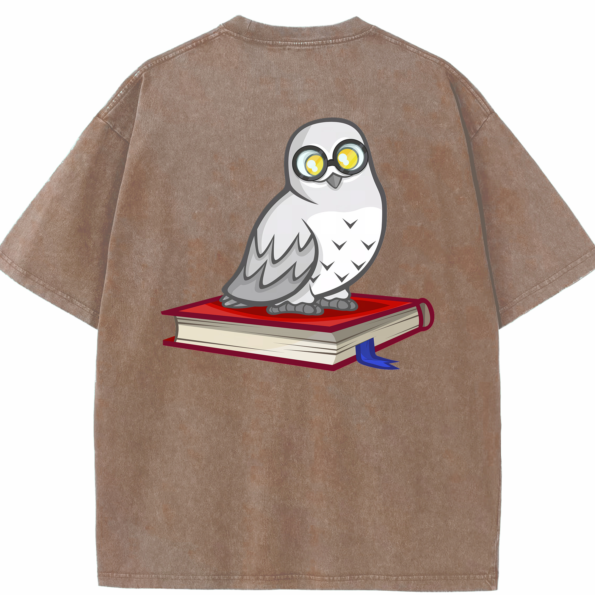（画像用） Harry Potter ハリー・ポッターシリーズ 綿100% ヴィンテージ風 半袖Tシャツ（背面プリント）