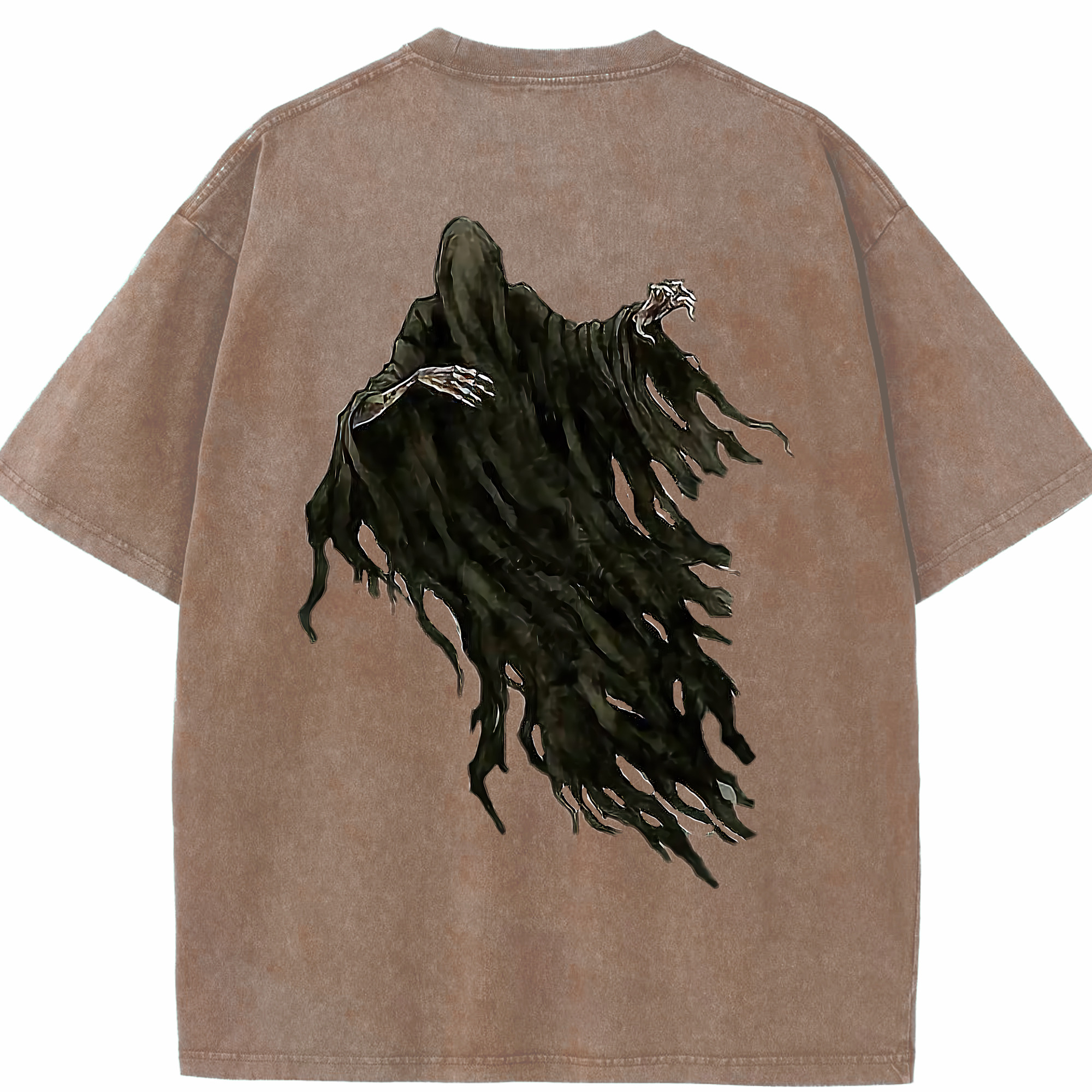 （画像用） Harry Potter ハリー・ポッターシリーズ 綿100% ヴィンテージ風 半袖Tシャツ（背面プリント）