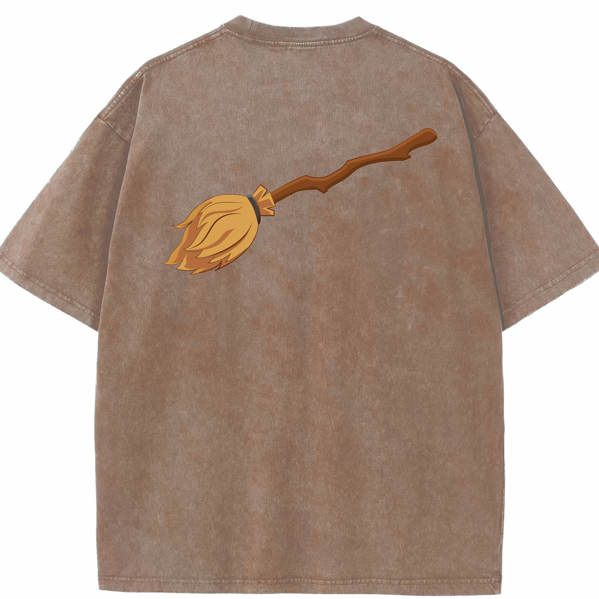 （画像用） Harry Potter ハリー・ポッターシリーズ 綿100% ヴィンテージ風 半袖Tシャツ（背面プリント）