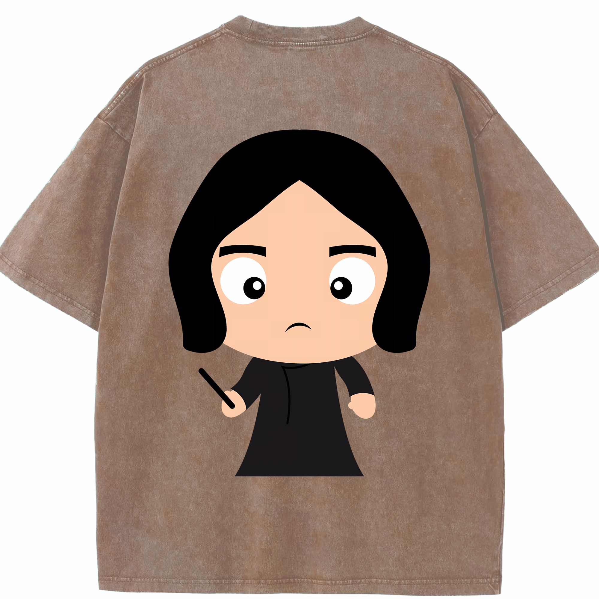 （画像用） Harry Potter ハリー・ポッターシリーズ 綿100% ヴィンテージ風 半袖Tシャツ（背面プリント）