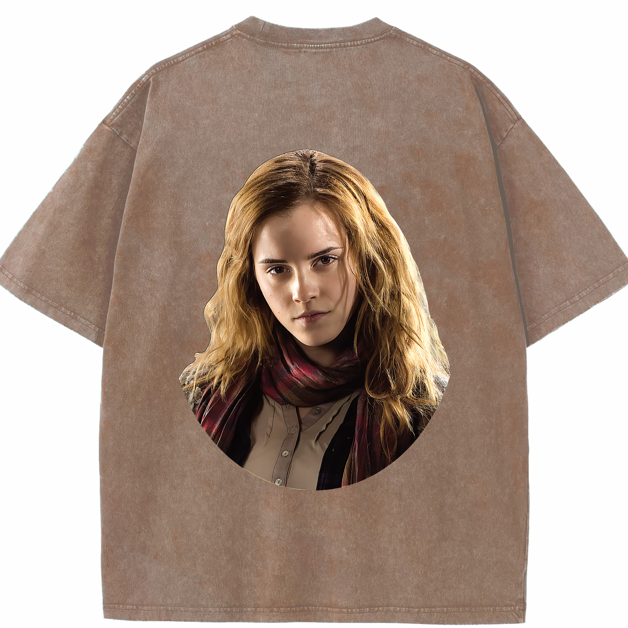 （画像用） Harry Potter ハリー・ポッターシリーズ 綿100% ヴィンテージ風 半袖Tシャツ（背面プリント）