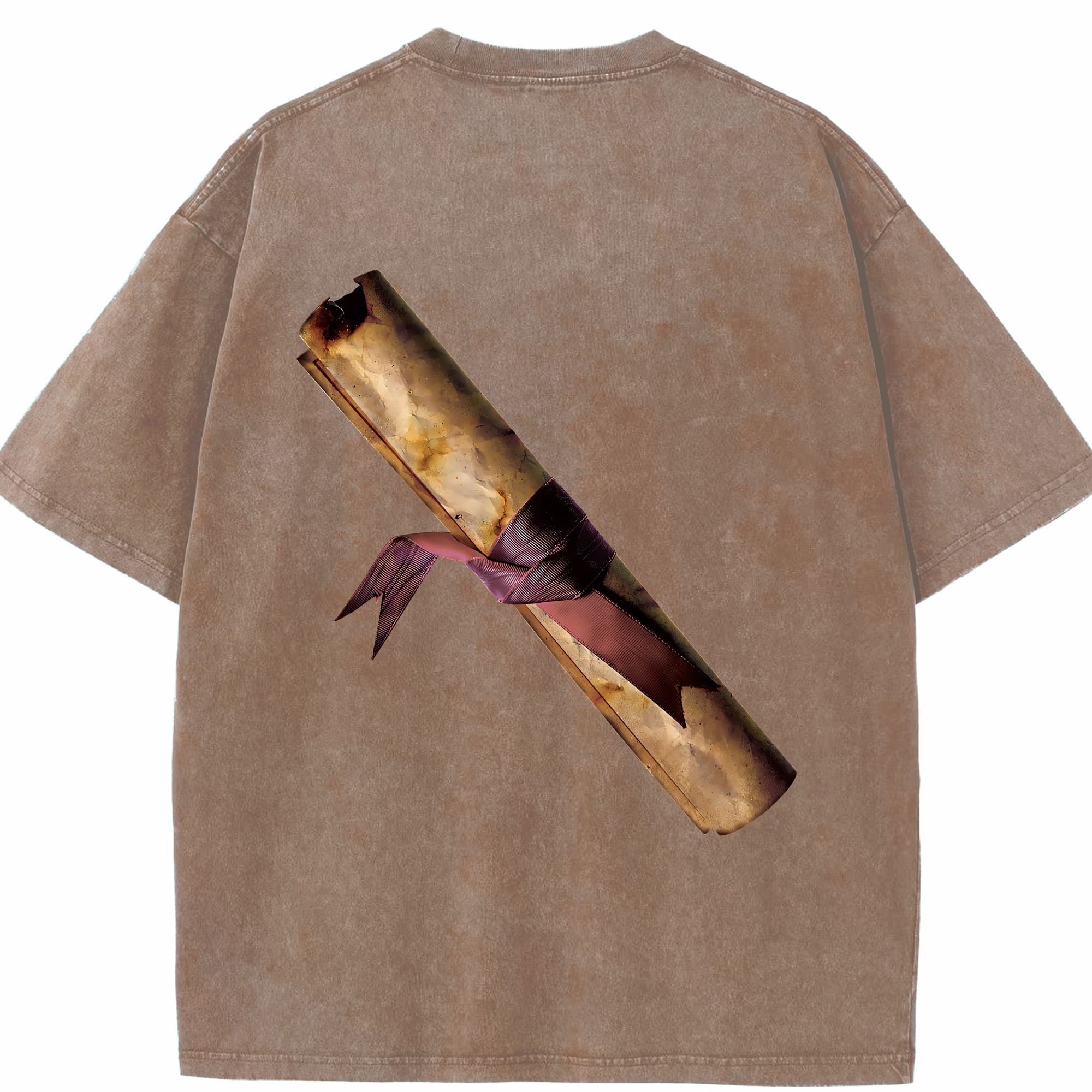 （画像用） Harry Potter ハリー・ポッターシリーズ 綿100% ヴィンテージ風 半袖Tシャツ（背面プリント）