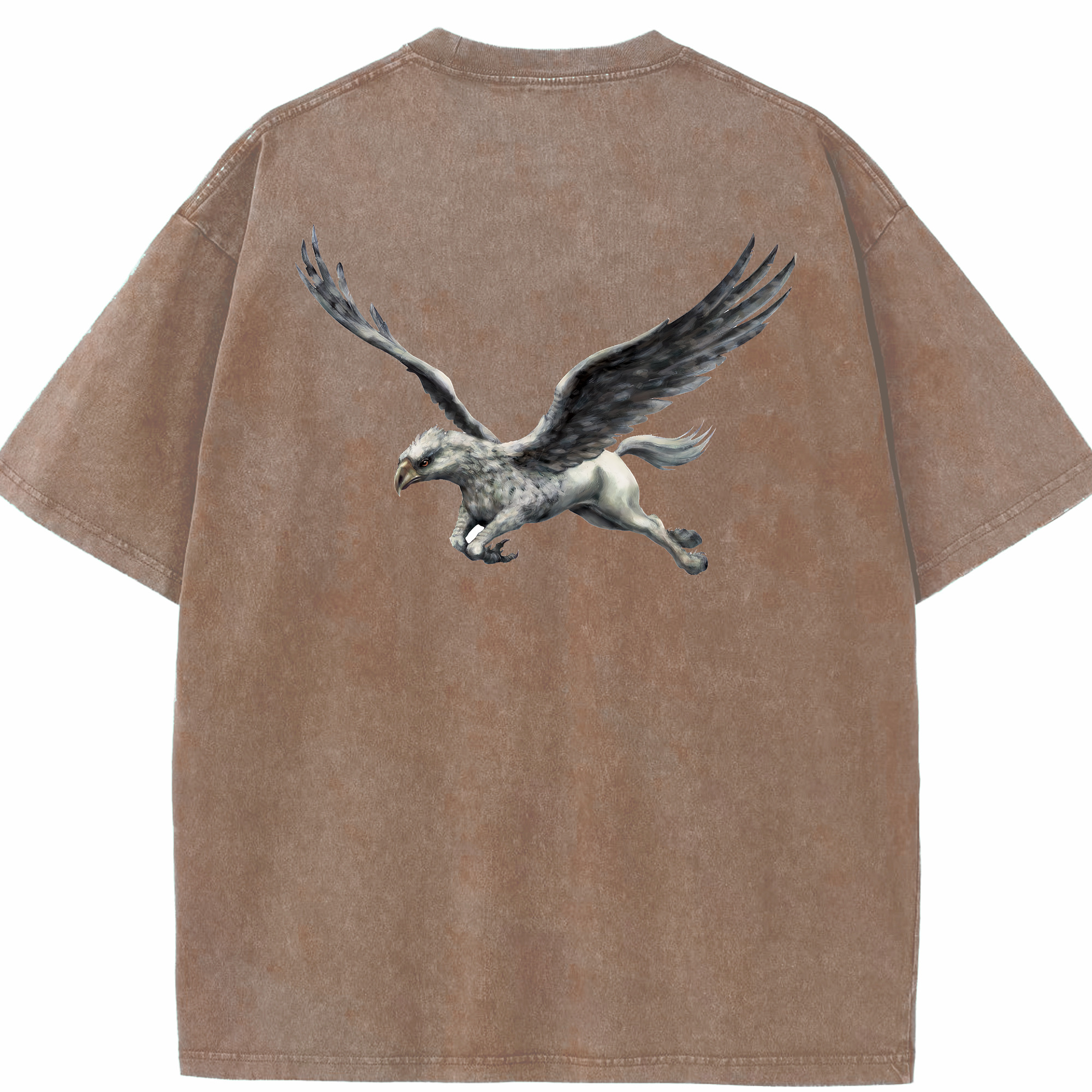 （画像用） Harry Potter ハリー・ポッターシリーズ 綿100% ヴィンテージ風 半袖Tシャツ（背面プリント）
