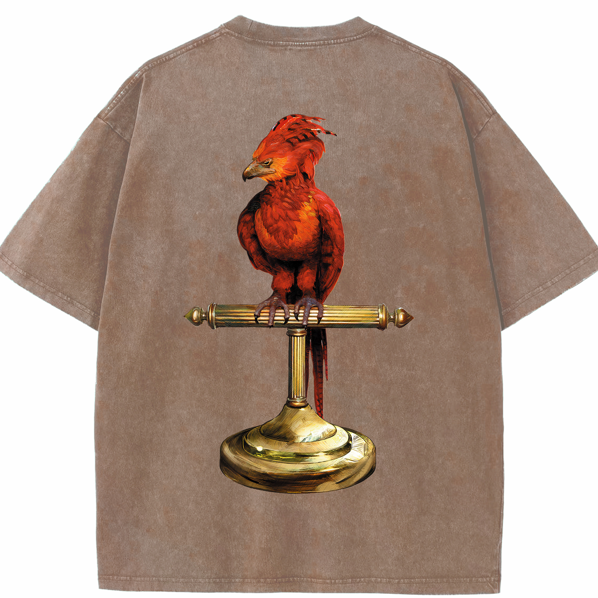 （画像用） Harry Potter ハリー・ポッターシリーズ 綿100% ヴィンテージ風 半袖Tシャツ（背面プリント）