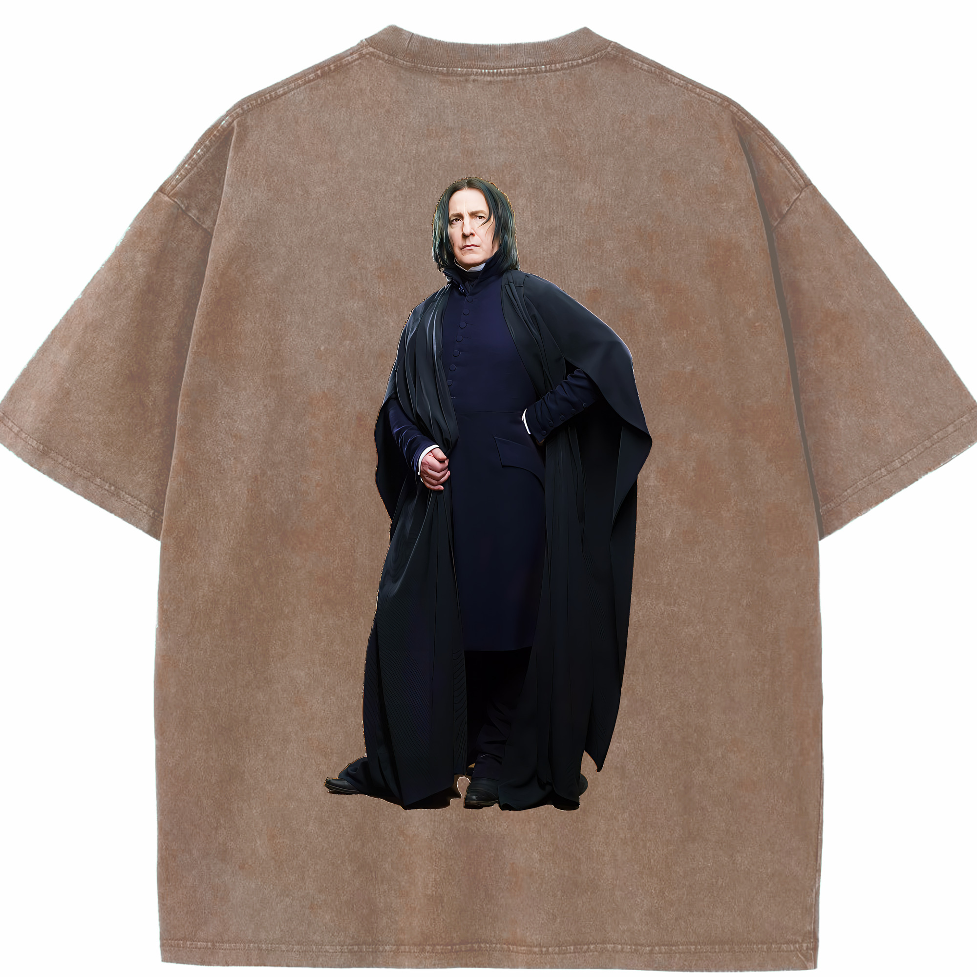 （画像用） Harry Potter ハリー・ポッターシリーズ 綿100% ヴィンテージ風 半袖Tシャツ（背面プリント）