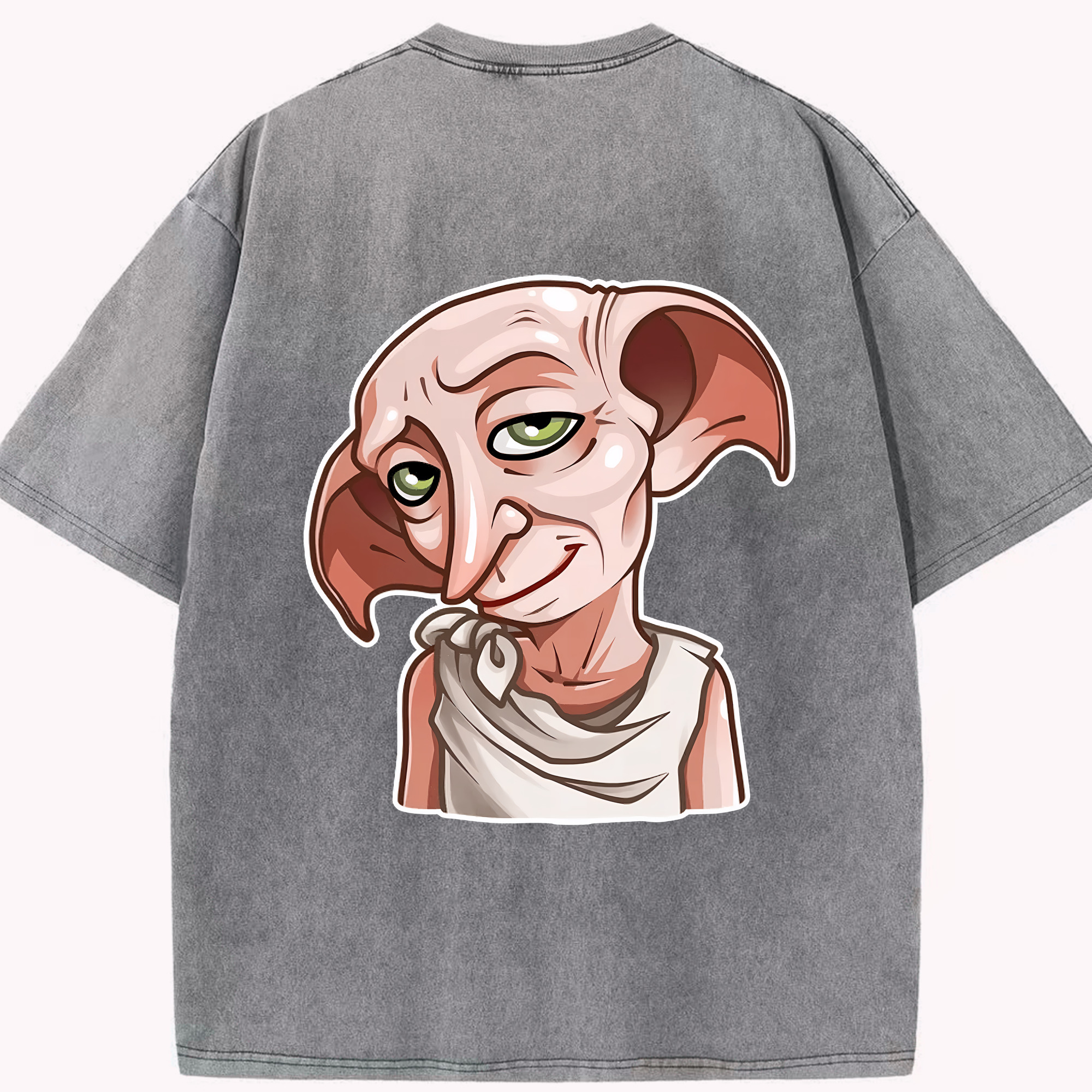 （画像用） Harry Potter ハリー・ポッターシリーズ 綿100% ヴィンテージ風 半袖Tシャツ（背面プリント）