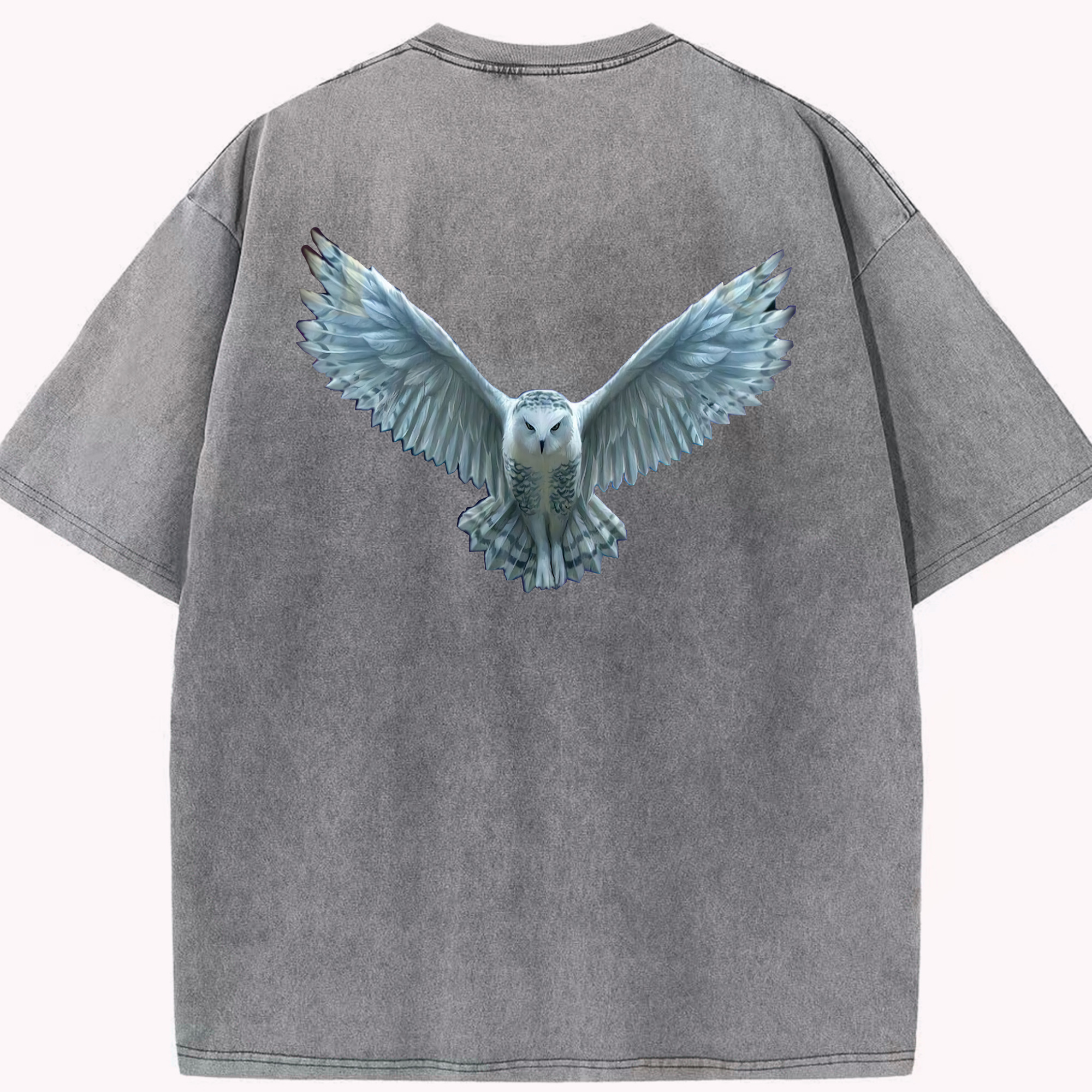 （画像用） Harry Potter ハリー・ポッターシリーズ 綿100% ヴィンテージ風 半袖Tシャツ（背面プリント）