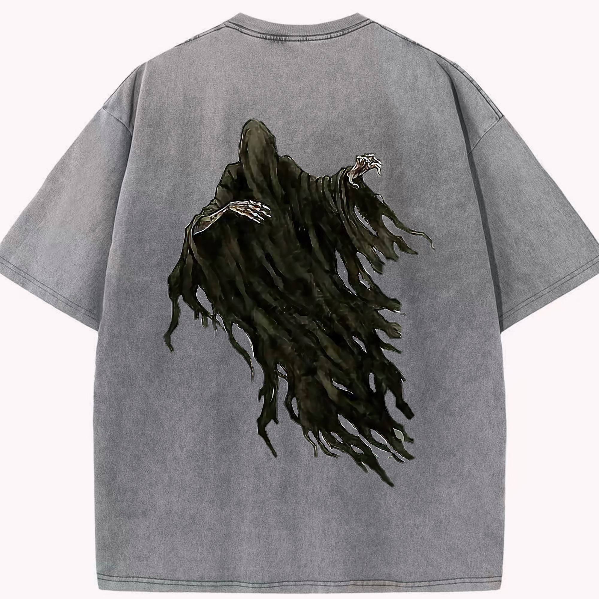 （画像用） Harry Potter ハリー・ポッターシリーズ 綿100% ヴィンテージ風 半袖Tシャツ（背面プリント）