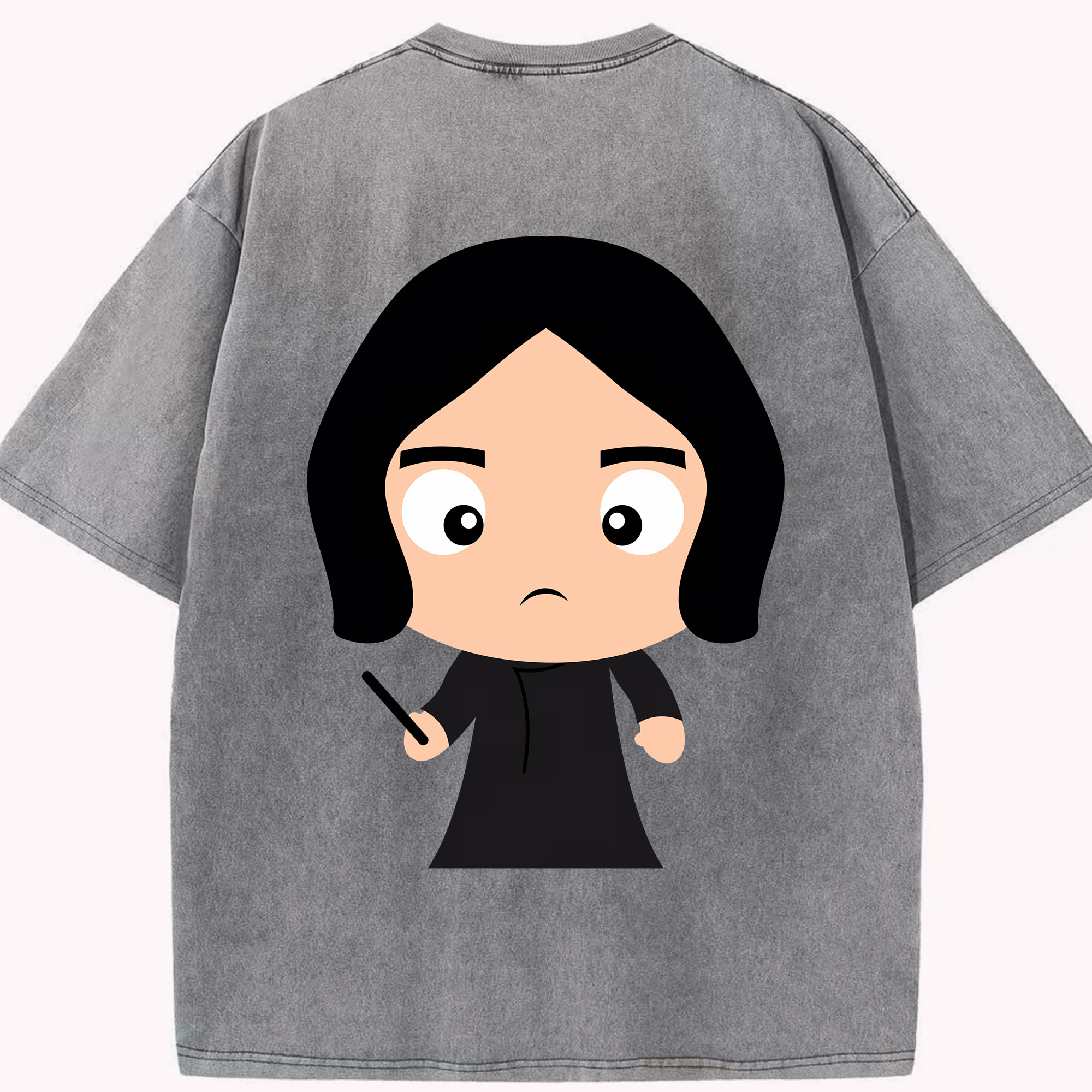 （画像用） Harry Potter ハリー・ポッターシリーズ 綿100% ヴィンテージ風 半袖Tシャツ（背面プリント）