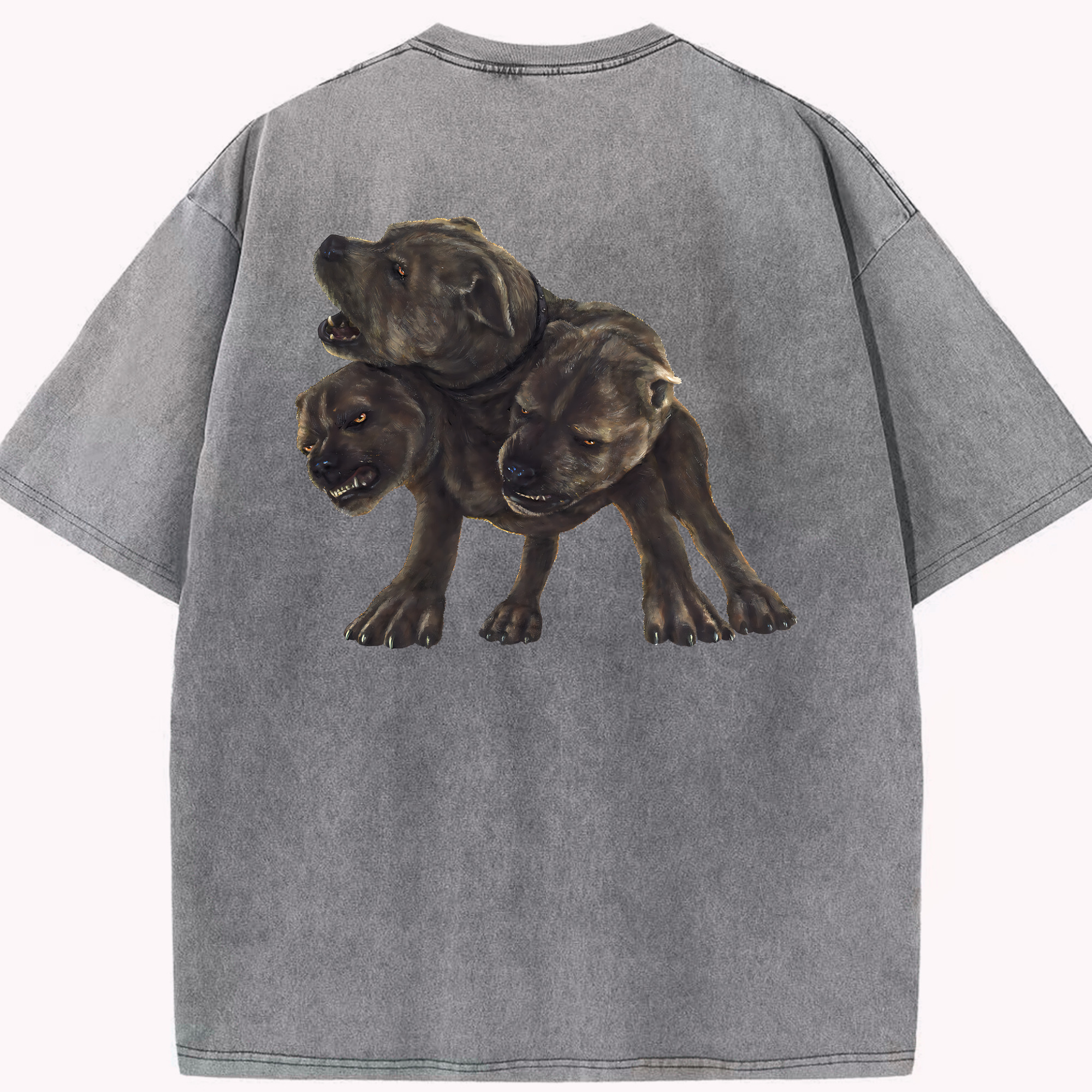 （画像用） Harry Potter ハリー・ポッターシリーズ 綿100% ヴィンテージ風 半袖Tシャツ（背面プリント）