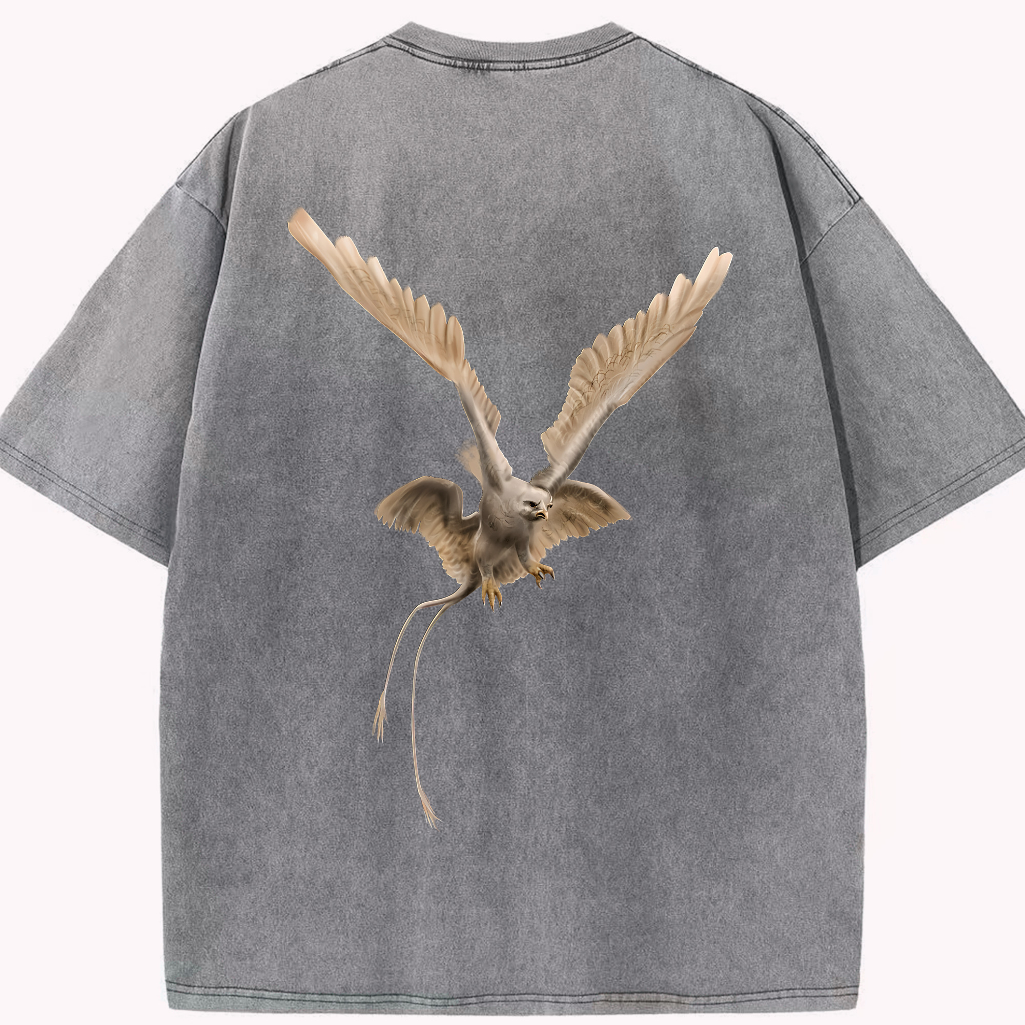 （画像用） Harry Potter ハリー・ポッターシリーズ 綿100% ヴィンテージ風 半袖Tシャツ（背面プリント）