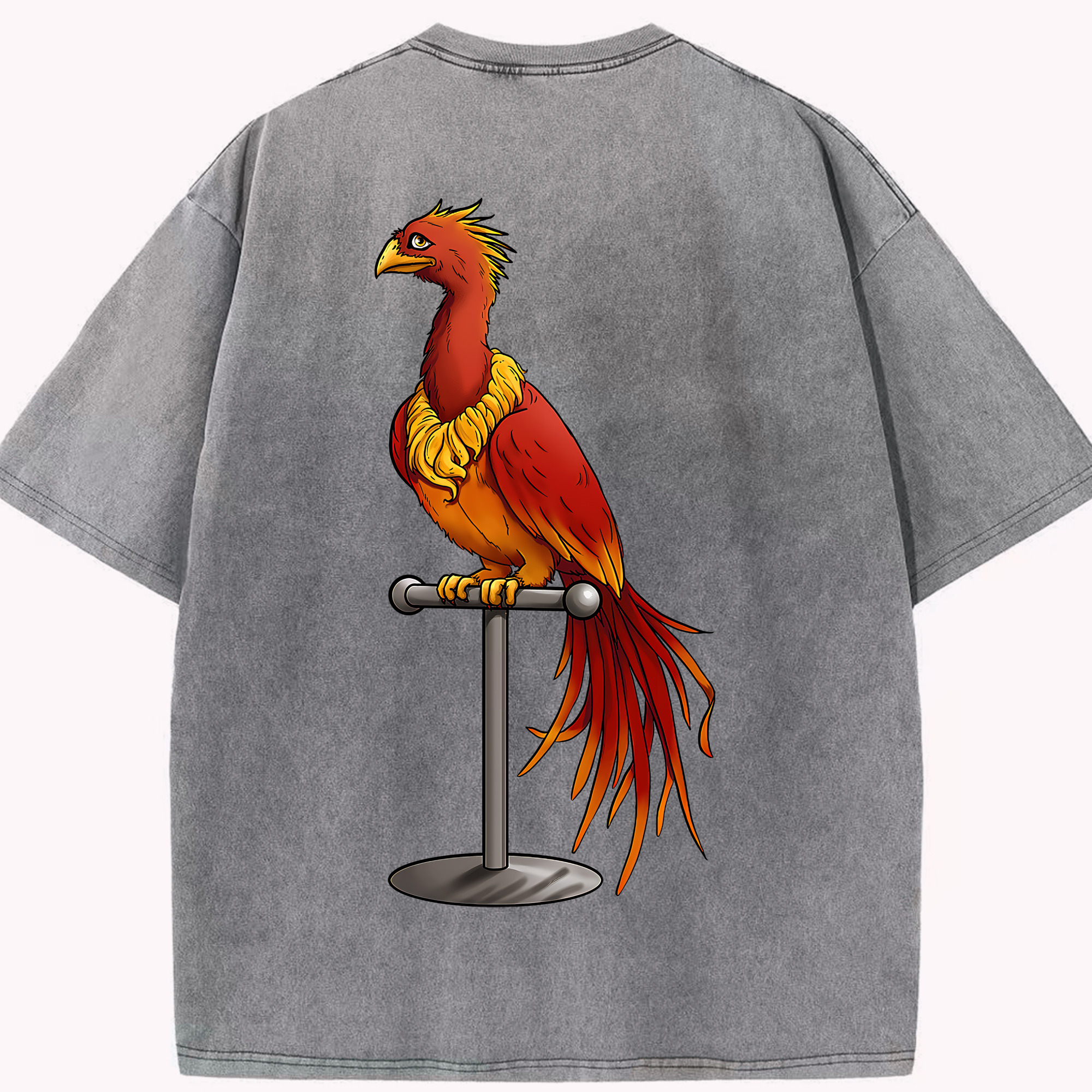 （画像用） Harry Potter ハリー・ポッターシリーズ 綿100% ヴィンテージ風 半袖Tシャツ（背面プリント）
