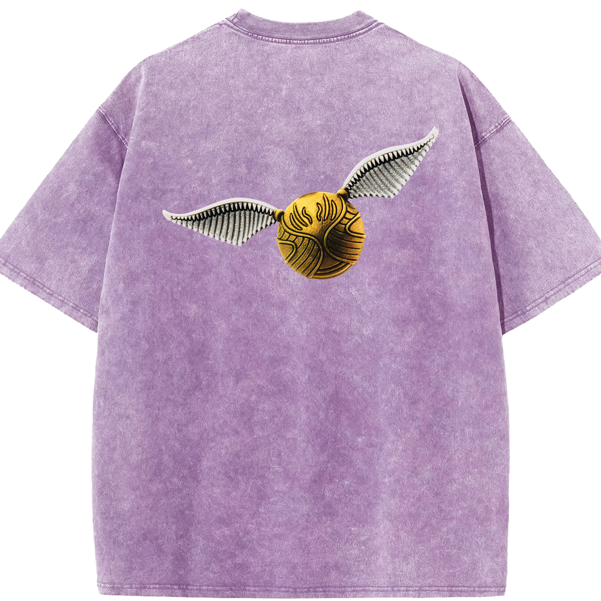 （画像用） Harry Potter ハリー・ポッターシリーズ 綿100% ヴィンテージ風 半袖Tシャツ（背面プリント）