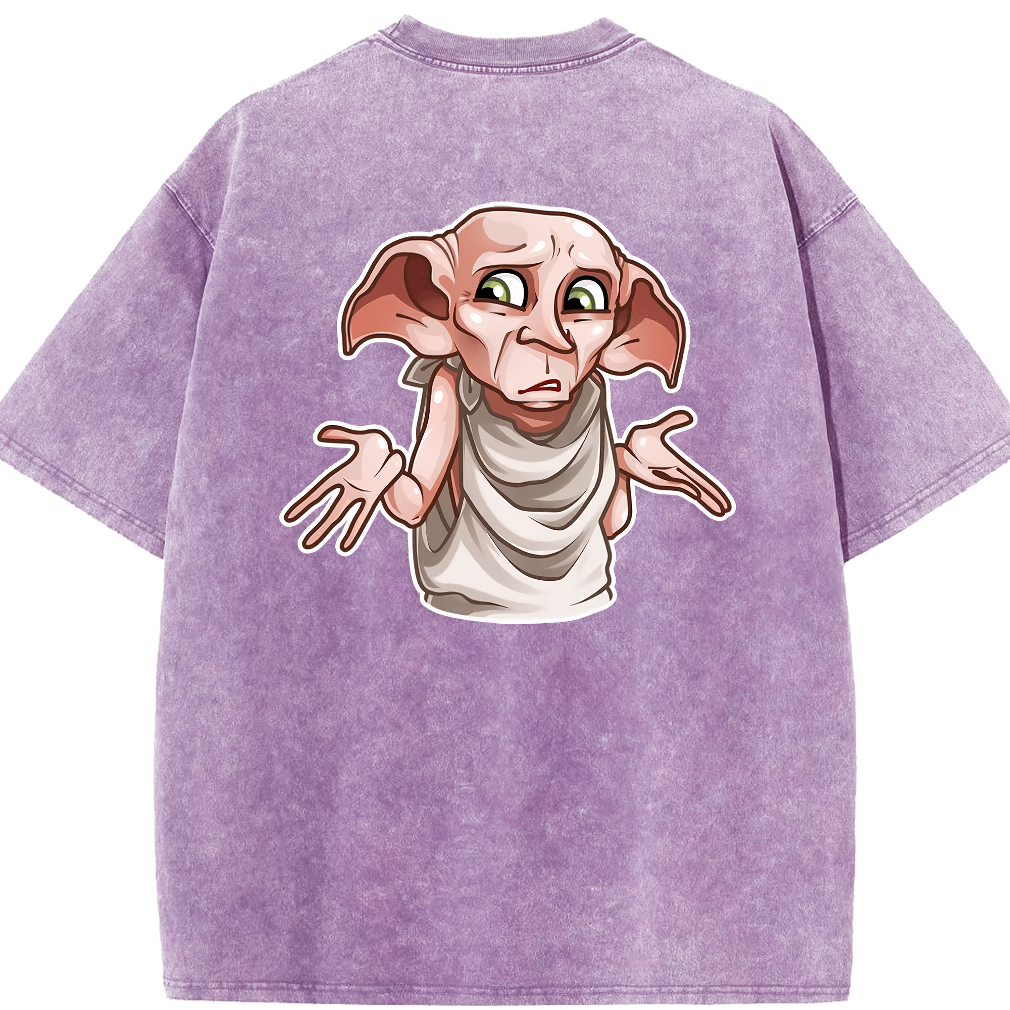 （画像用） Harry Potter ハリー・ポッターシリーズ 綿100% ヴィンテージ風 半袖Tシャツ（背面プリント）