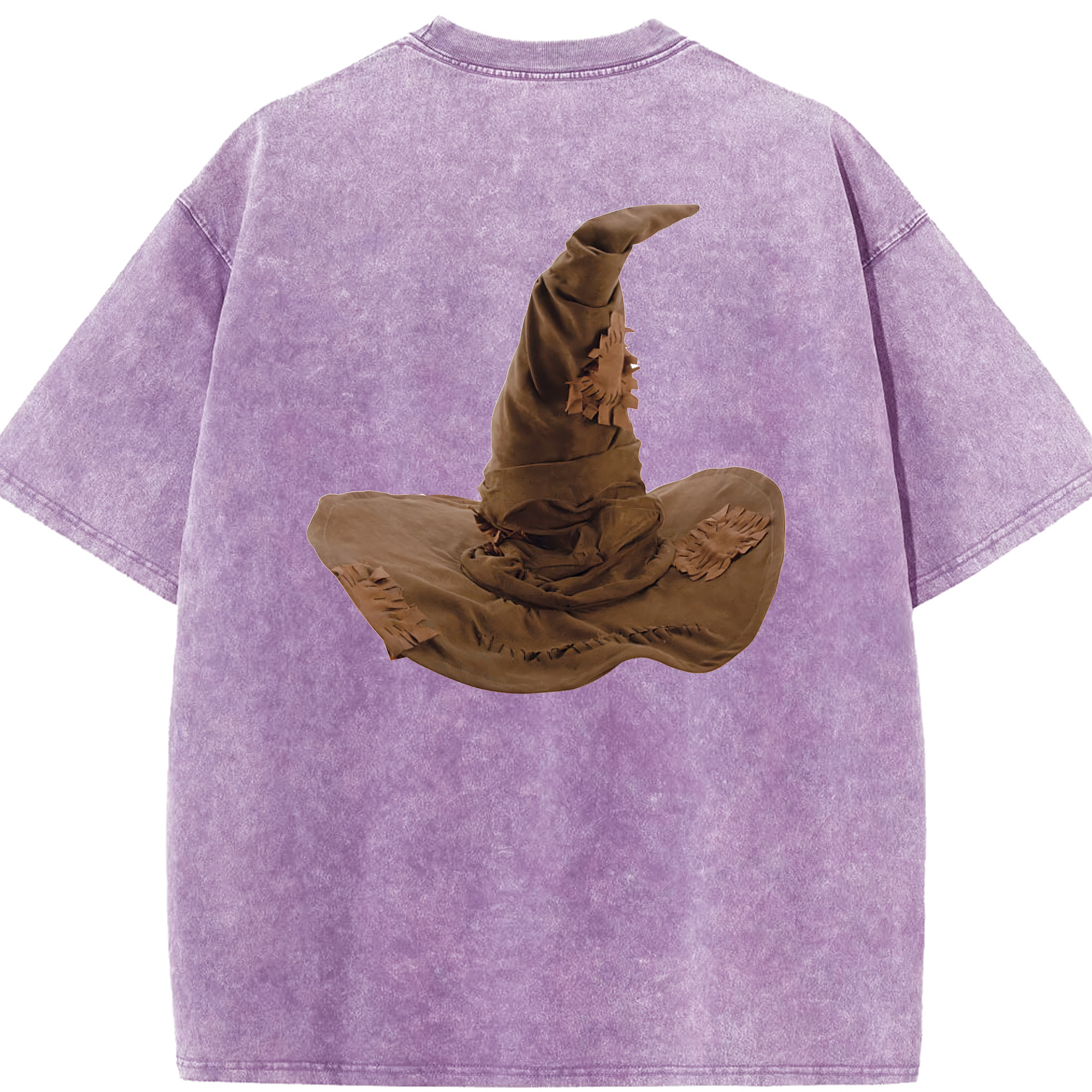 （画像用） Harry Potter ハリー・ポッターシリーズ 綿100% ヴィンテージ風 半袖Tシャツ（背面プリント）