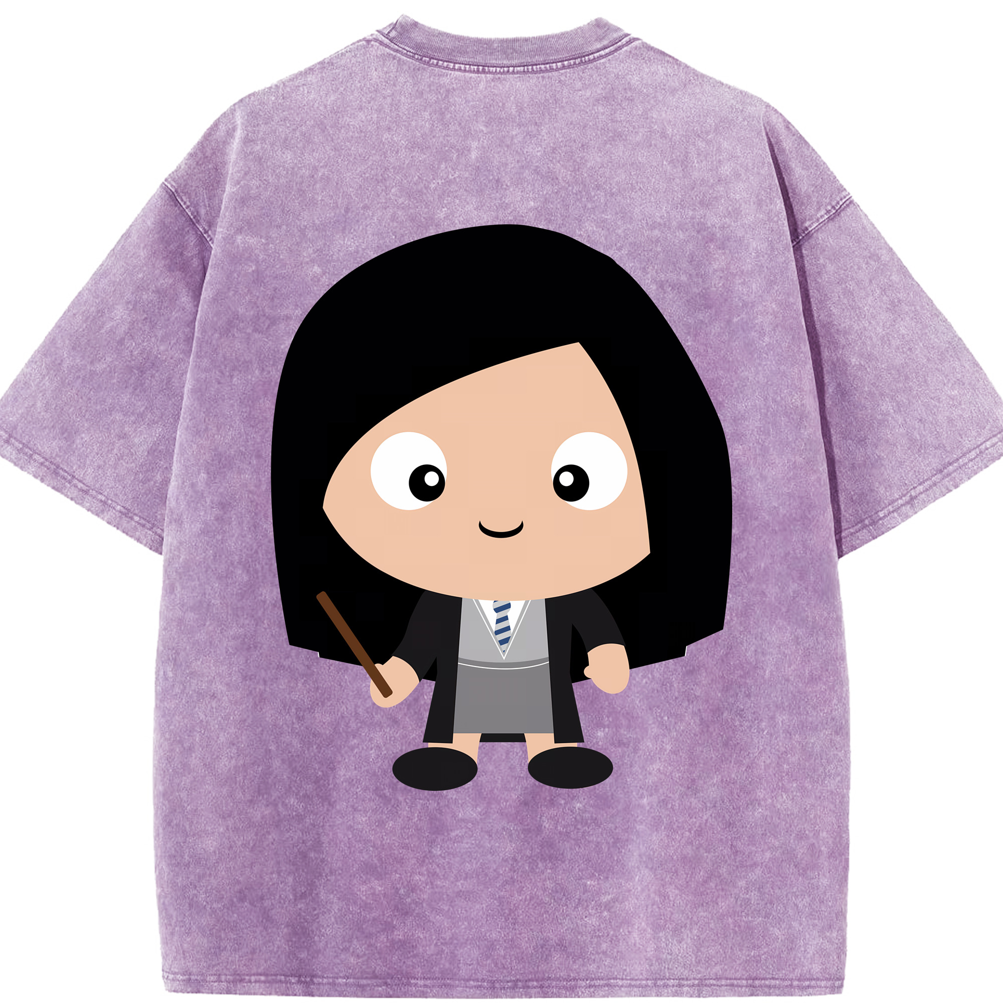 （画像用） Harry Potter ハリー・ポッターシリーズ 綿100% ヴィンテージ風 半袖Tシャツ（背面プリント）