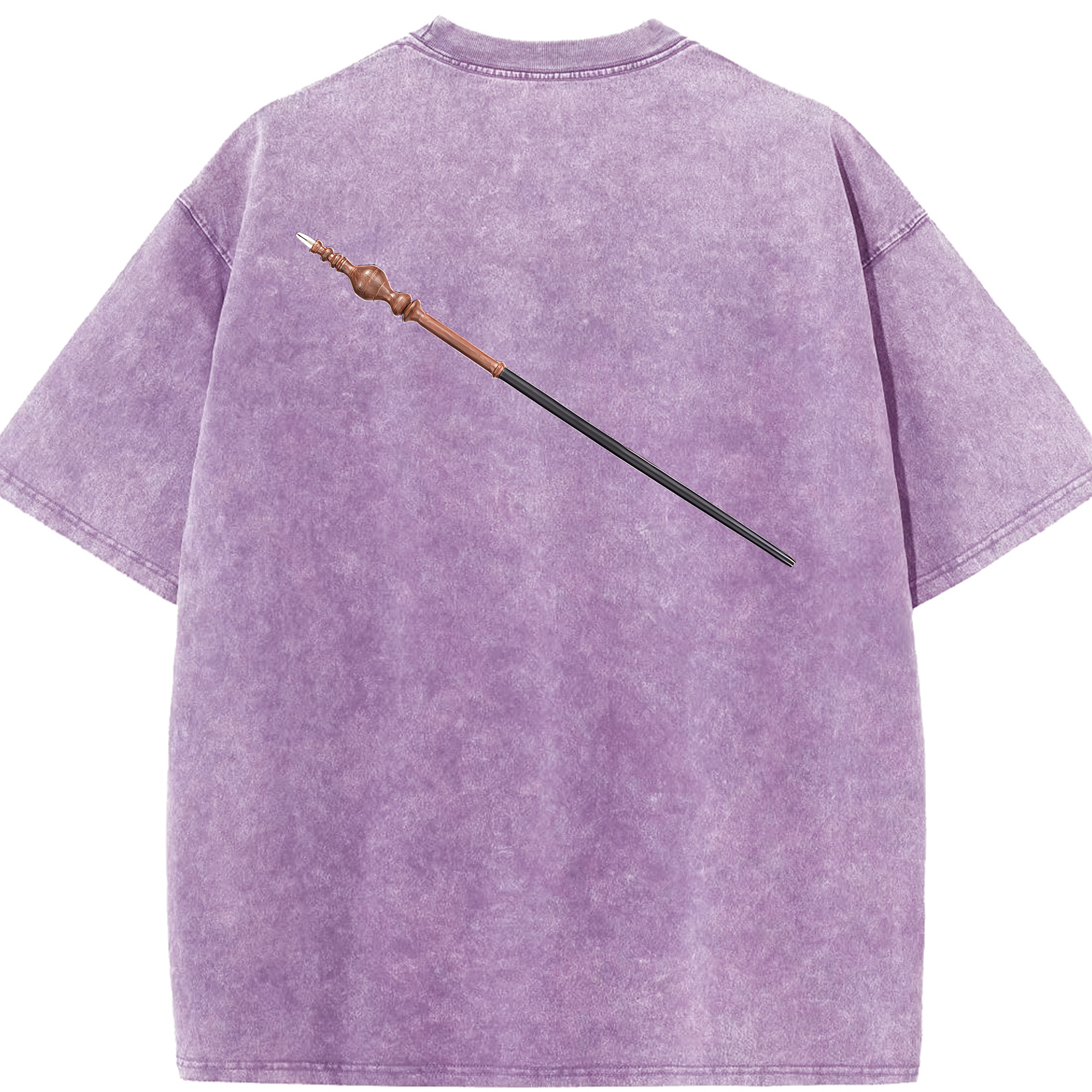 （画像用） Harry Potter ハリー・ポッターシリーズ 綿100% ヴィンテージ風 半袖Tシャツ（背面プリント）