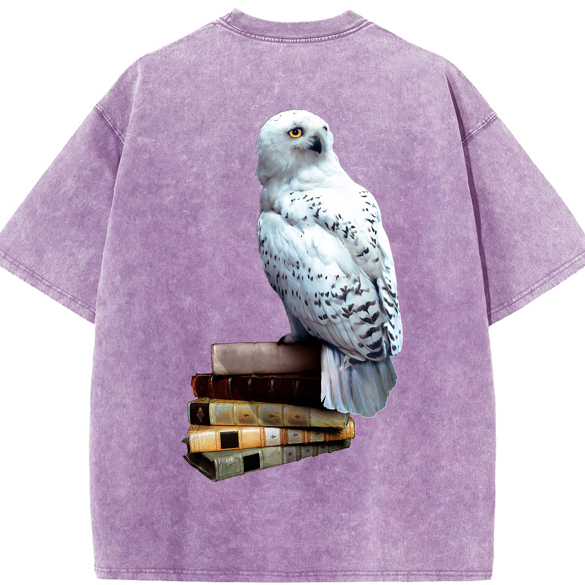 （画像用） Harry Potter ハリー・ポッターシリーズ 綿100% ヴィンテージ風 半袖Tシャツ（背面プリント）