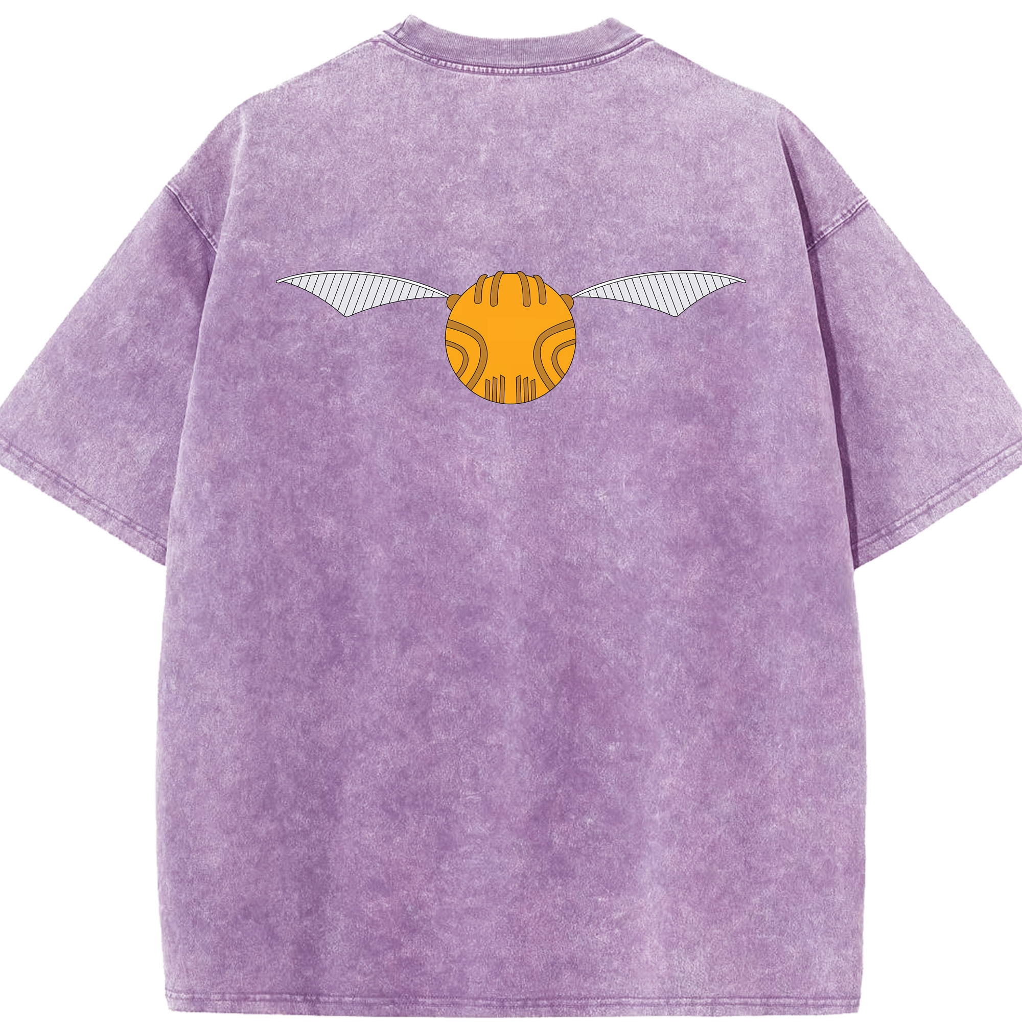 （画像用） Harry Potter ハリー・ポッターシリーズ 綿100% ヴィンテージ風 半袖Tシャツ（背面プリント）