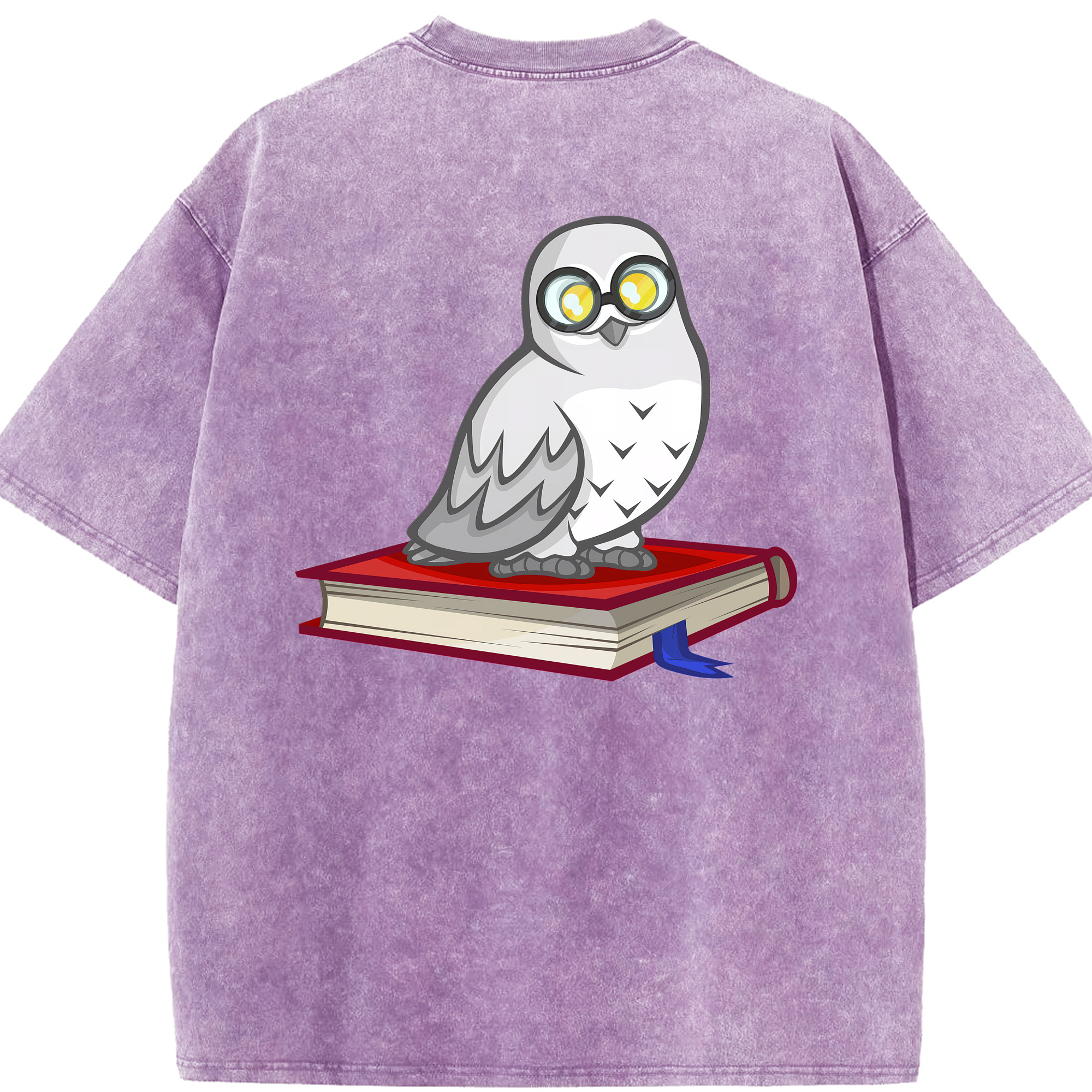 （画像用） Harry Potter ハリー・ポッターシリーズ 綿100% ヴィンテージ風 半袖Tシャツ（背面プリント）