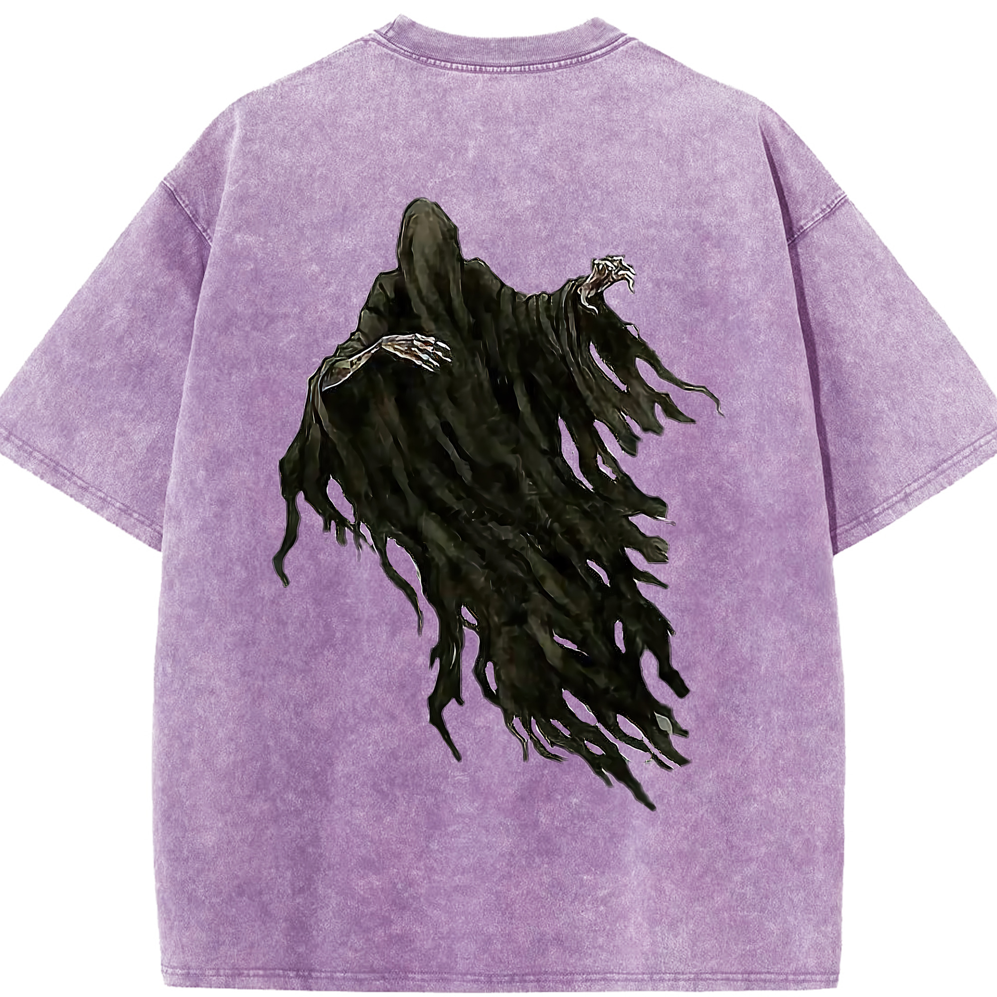 （画像用） Harry Potter ハリー・ポッターシリーズ 綿100% ヴィンテージ風 半袖Tシャツ（背面プリント）