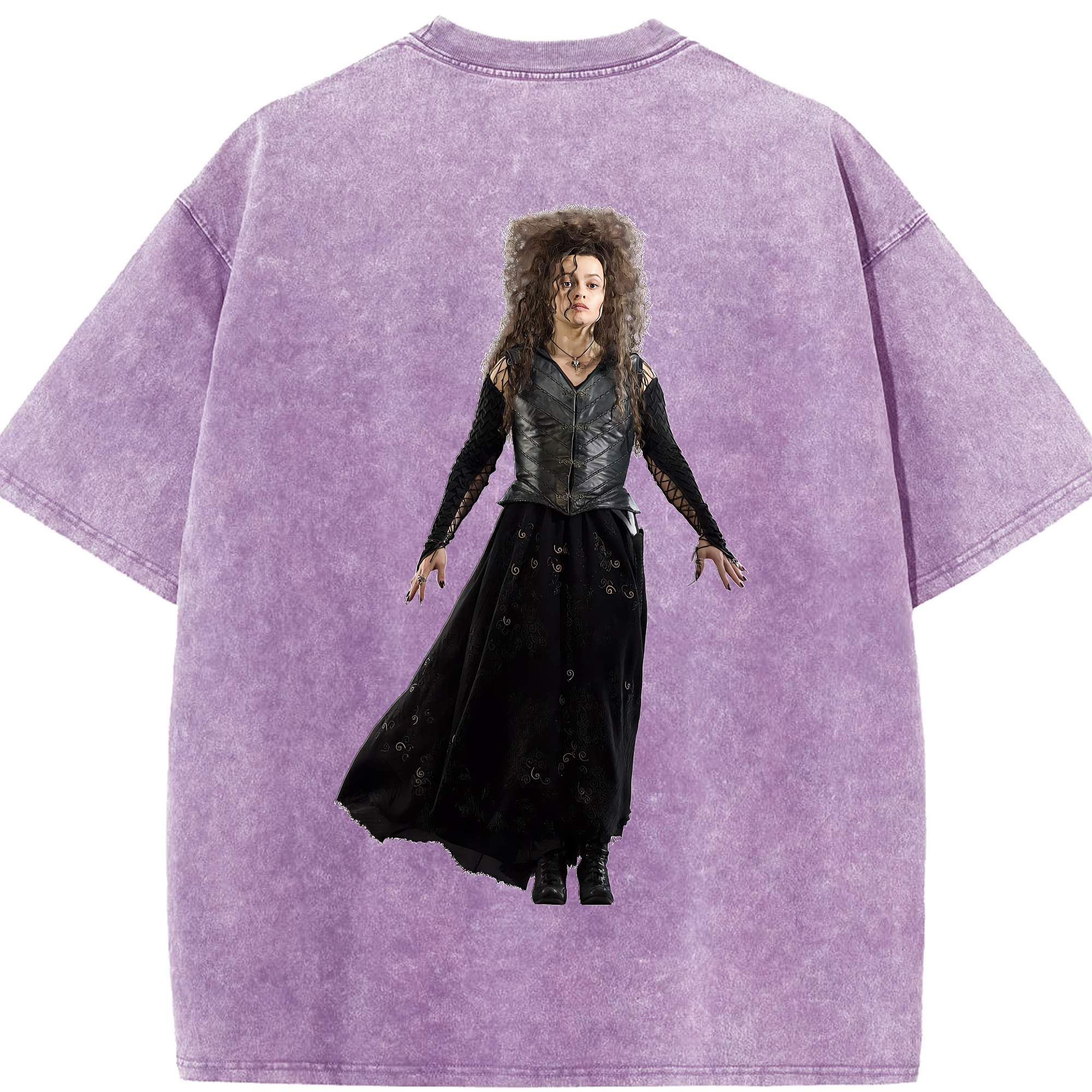 （画像用） Harry Potter ハリー・ポッターシリーズ 綿100% ヴィンテージ風 半袖Tシャツ（背面プリント）
