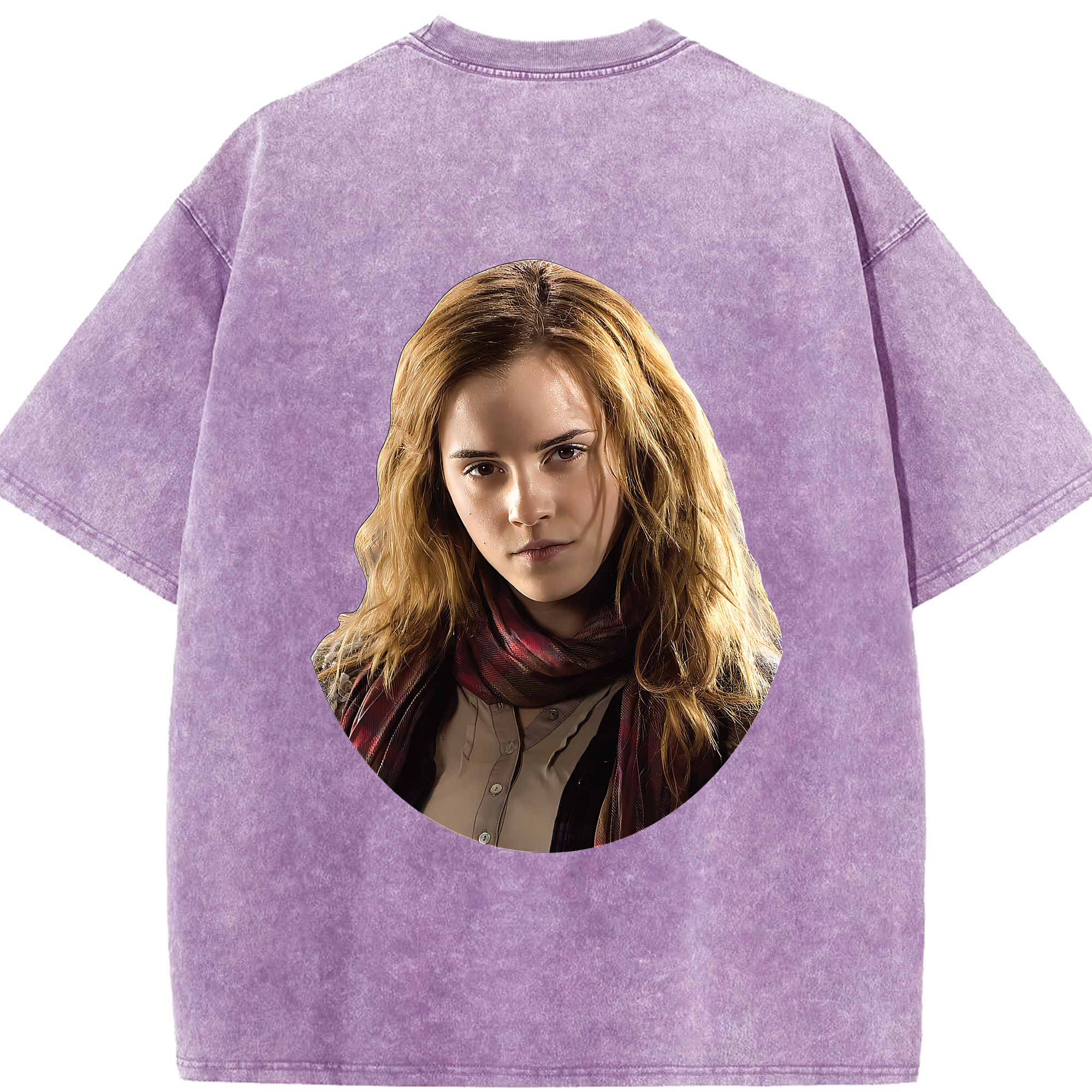 （画像用） Harry Potter ハリー・ポッターシリーズ 綿100% ヴィンテージ風 半袖Tシャツ（背面プリント）