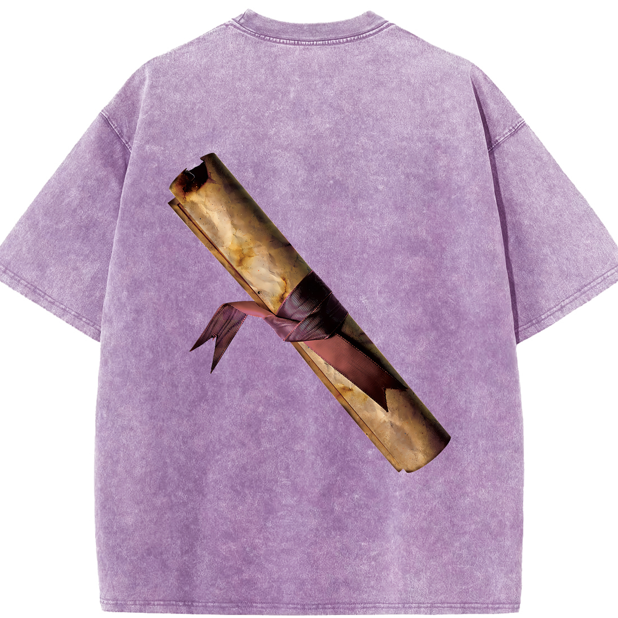 （画像用） Harry Potter ハリー・ポッターシリーズ 綿100% ヴィンテージ風 半袖Tシャツ（背面プリント）