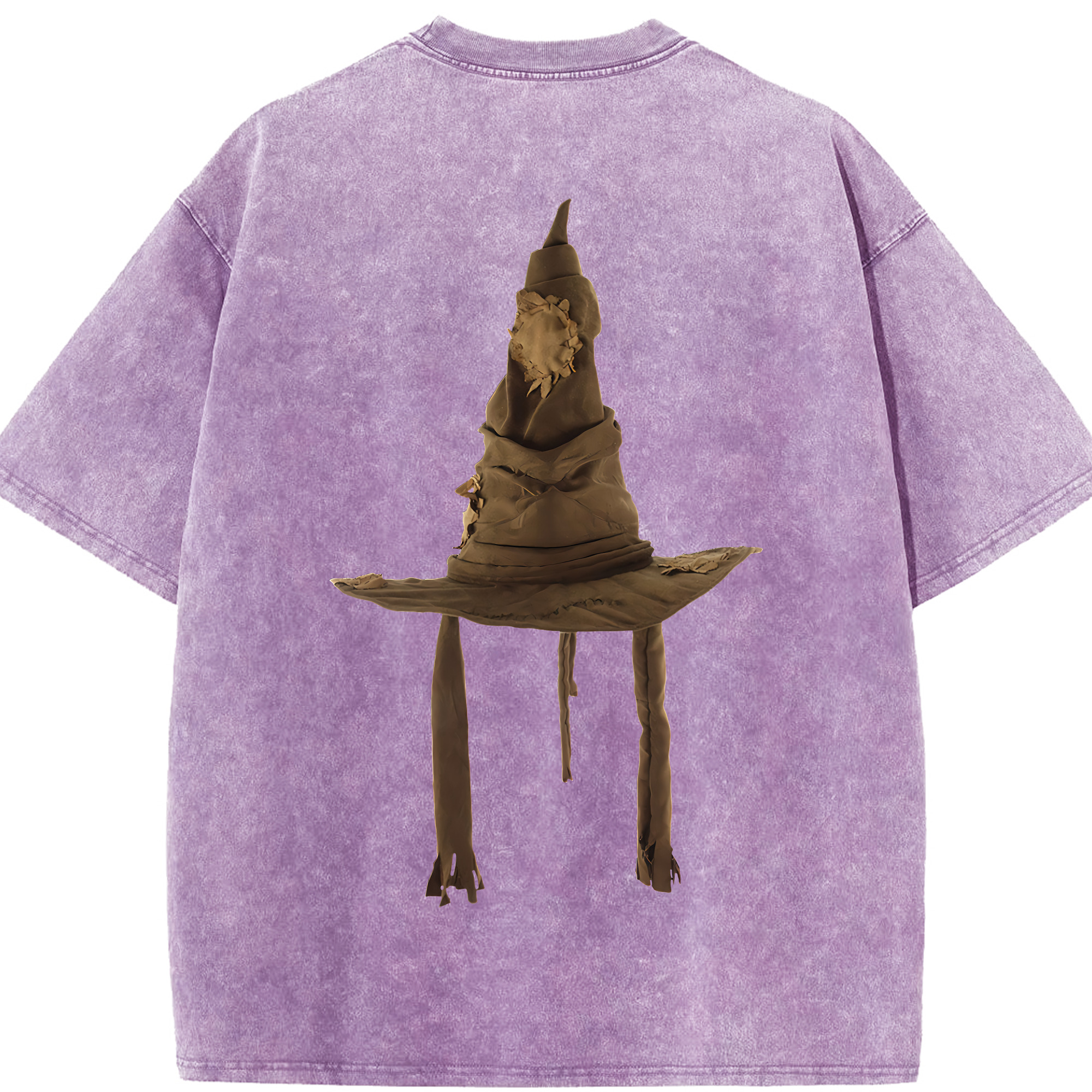 （画像用） Harry Potter ハリー・ポッターシリーズ 綿100% ヴィンテージ風 半袖Tシャツ（背面プリント）