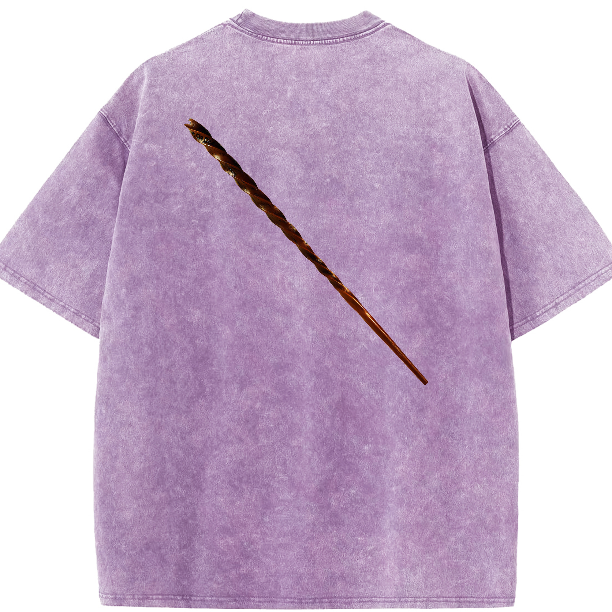 （画像用） Harry Potter ハリー・ポッターシリーズ 綿100% ヴィンテージ風 半袖Tシャツ（背面プリント）