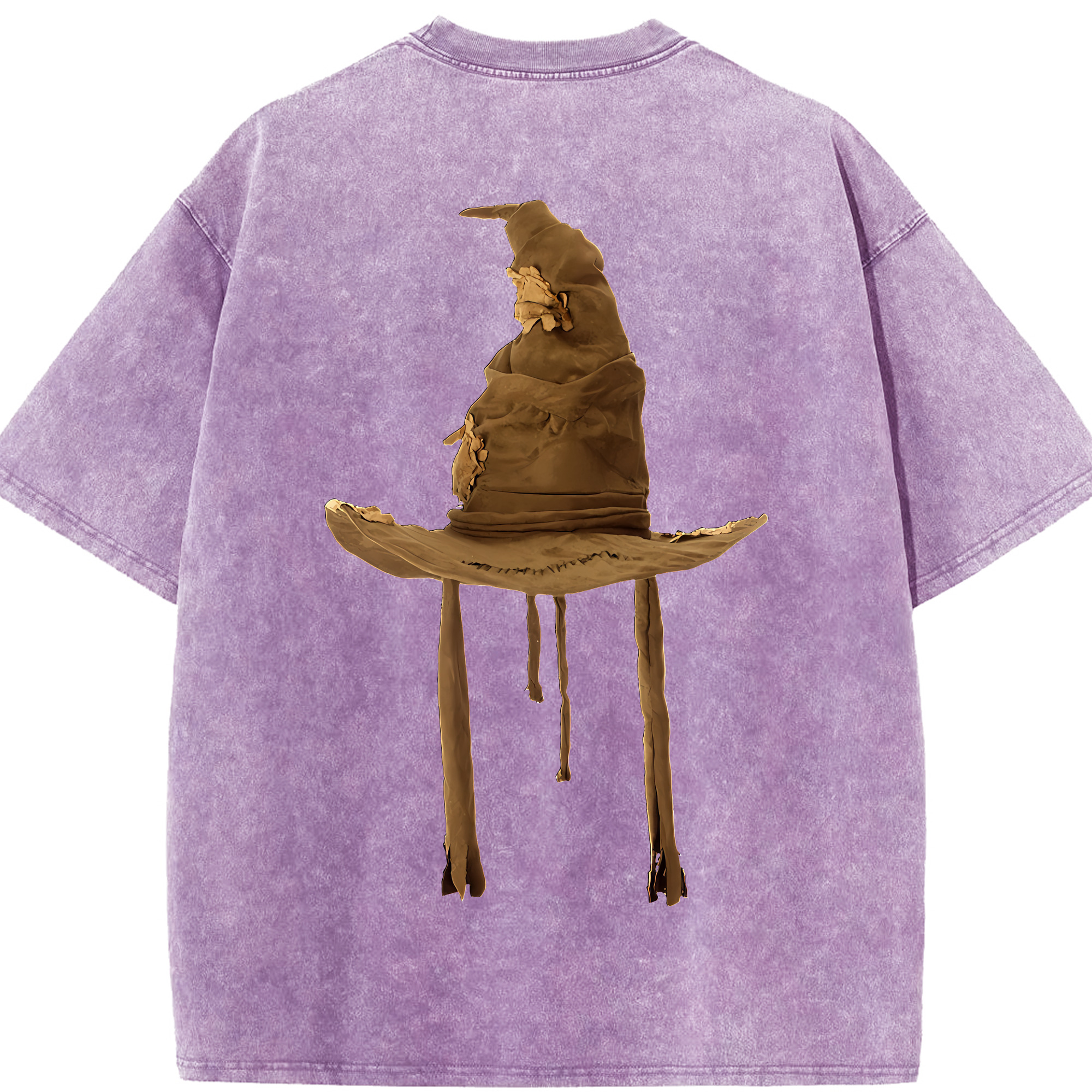 （画像用） Harry Potter ハリー・ポッターシリーズ 綿100% ヴィンテージ風 半袖Tシャツ（背面プリント）