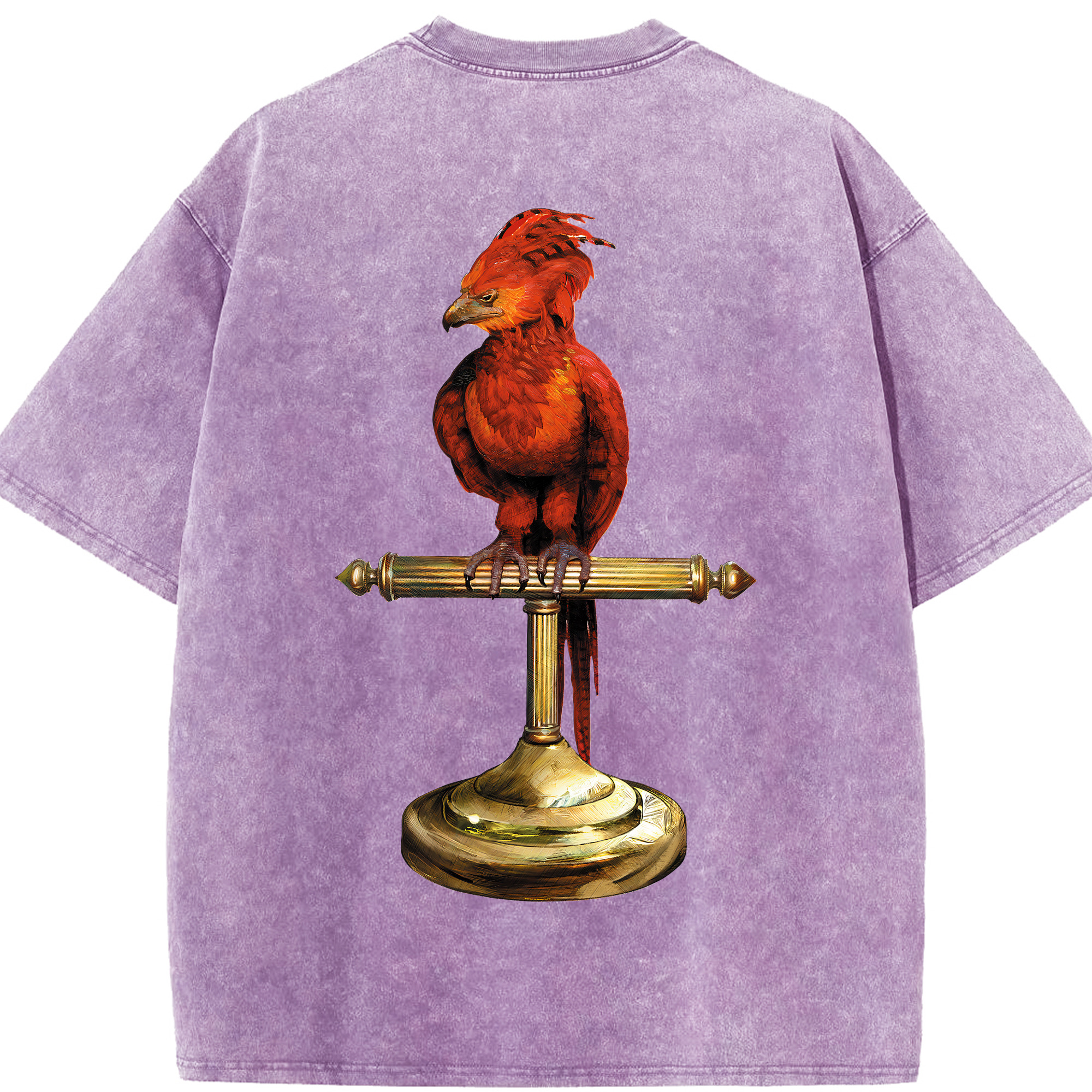 （画像用） Harry Potter ハリー・ポッターシリーズ 綿100% ヴィンテージ風 半袖Tシャツ（背面プリント）