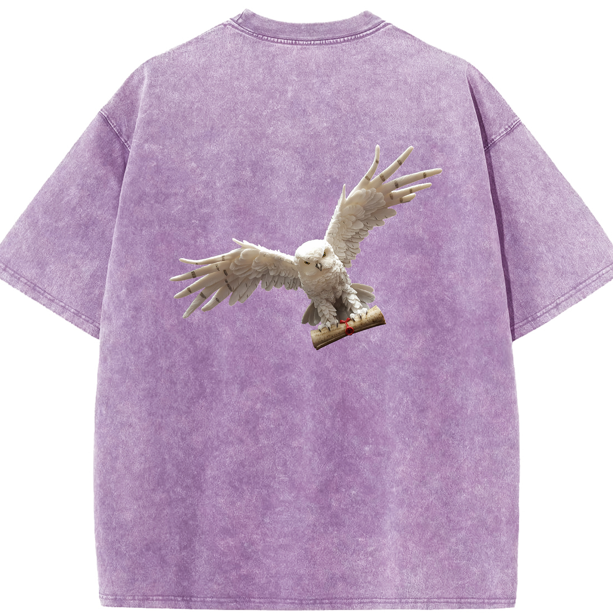 （画像用） Harry Potter ハリー・ポッターシリーズ 綿100% ヴィンテージ風 半袖Tシャツ（背面プリント）